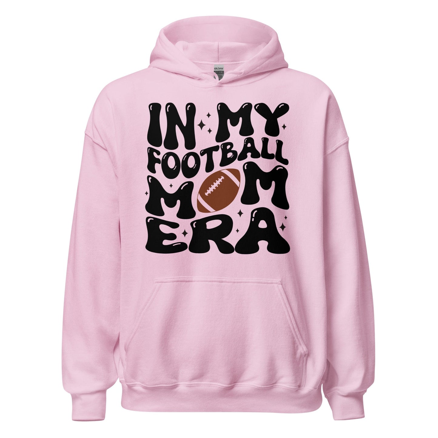 In My Football Mom Era Hoodie Light Pink / S Spirit Gear Collective Hoodie