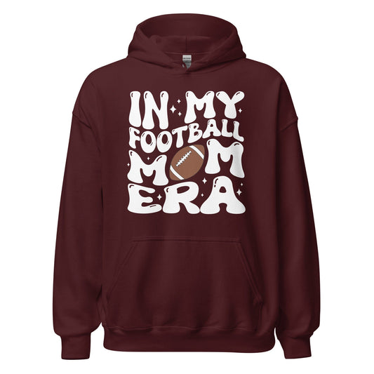 In My Football Mom Era Hoodie Maroon / S Spirit Gear Collective Hoodie