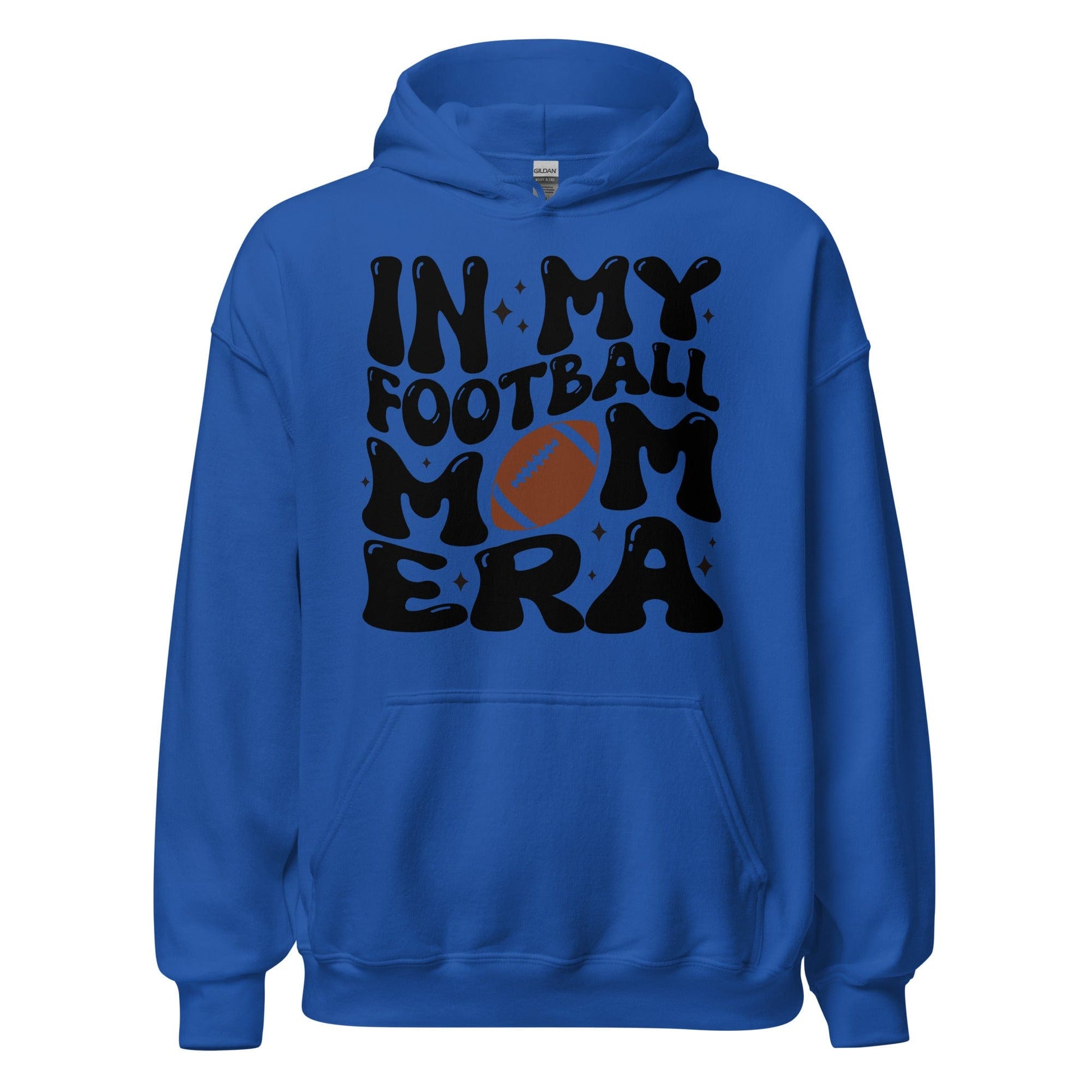 In My Football Mom Era Hoodie Royal / S Spirit Gear Collective Hoodie