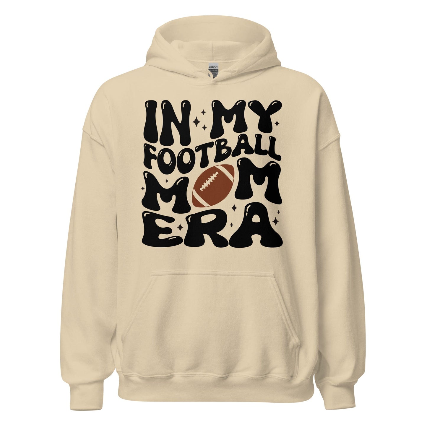 In My Football Mom Era Hoodie Sand / S Spirit Gear Collective Hoodie