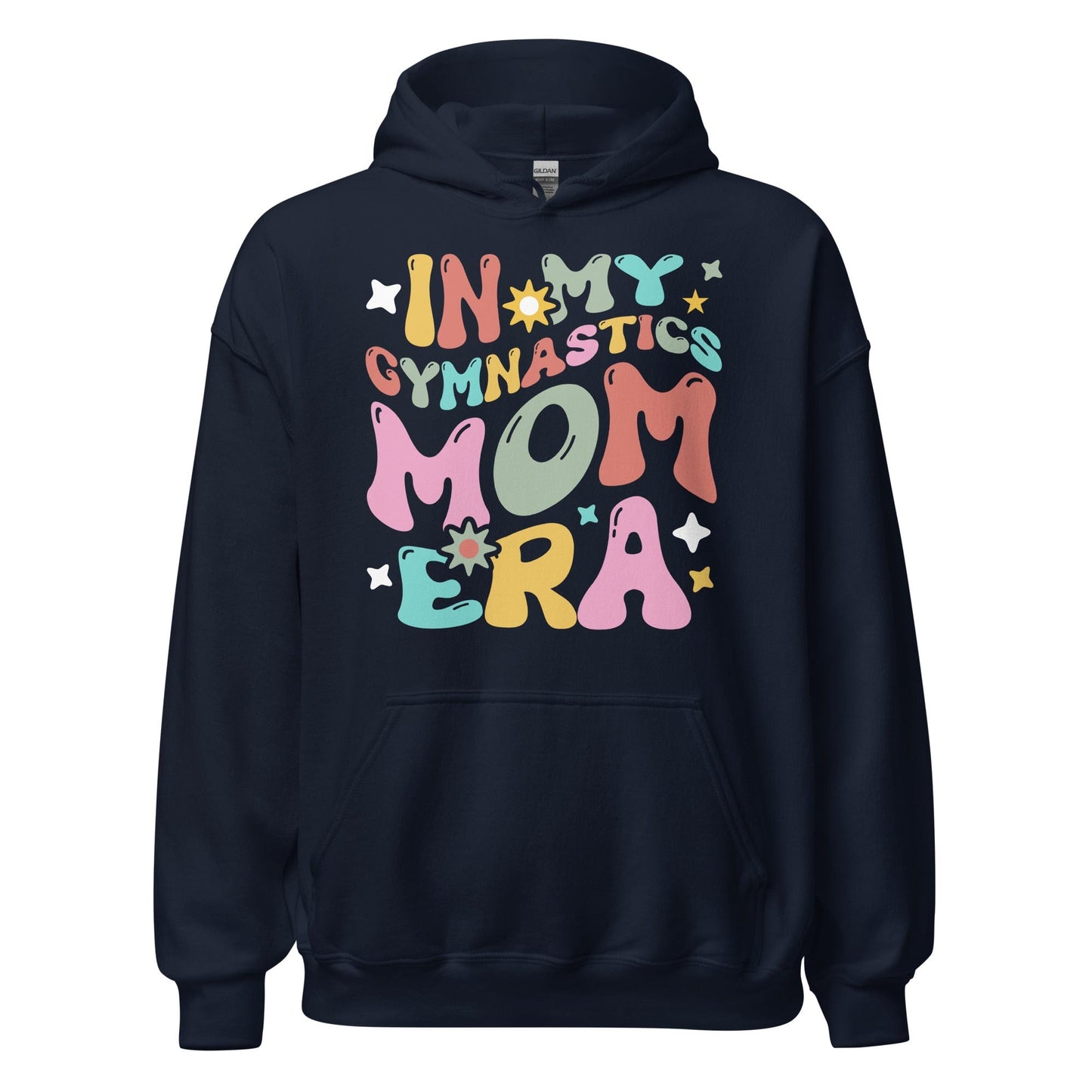 In My Gymnastics Mom Era Hoodie Navy / S Spirit Gear Collective Hoodie