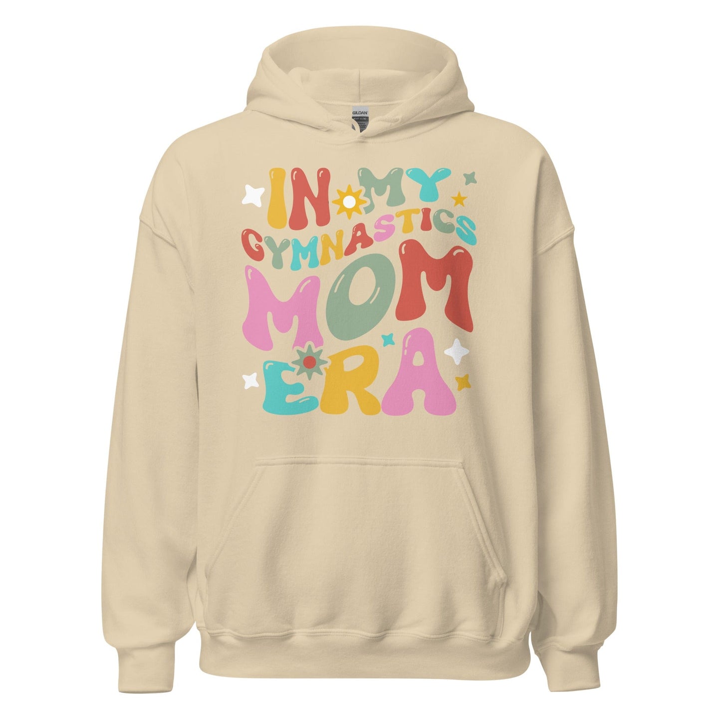 In My Gymnastics Mom Era Hoodie Sand / S Spirit Gear Collective Hoodie