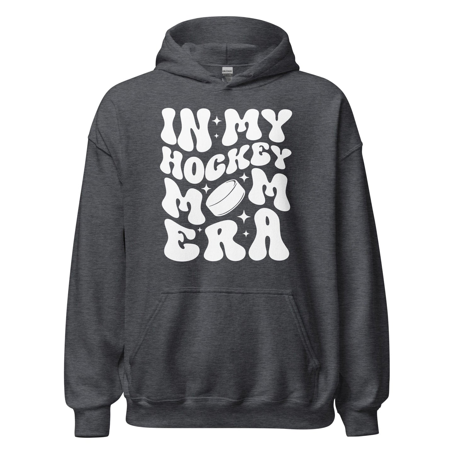 In My Hockey Mom Era Hoodie Dark Heather / S Spirit Gear Collective Hoodie