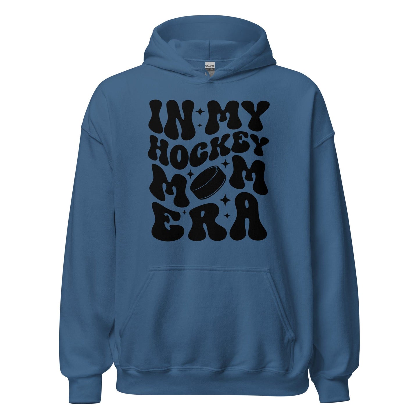 In My Hockey Mom Era Hoodie Indigo Blue / S Spirit Gear Collective Hoodie