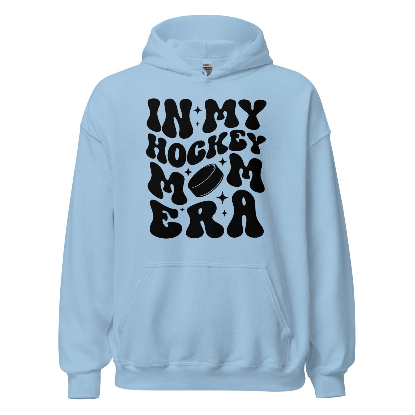 In My Hockey Mom Era Hoodie Light Blue / S Spirit Gear Collective Hoodie