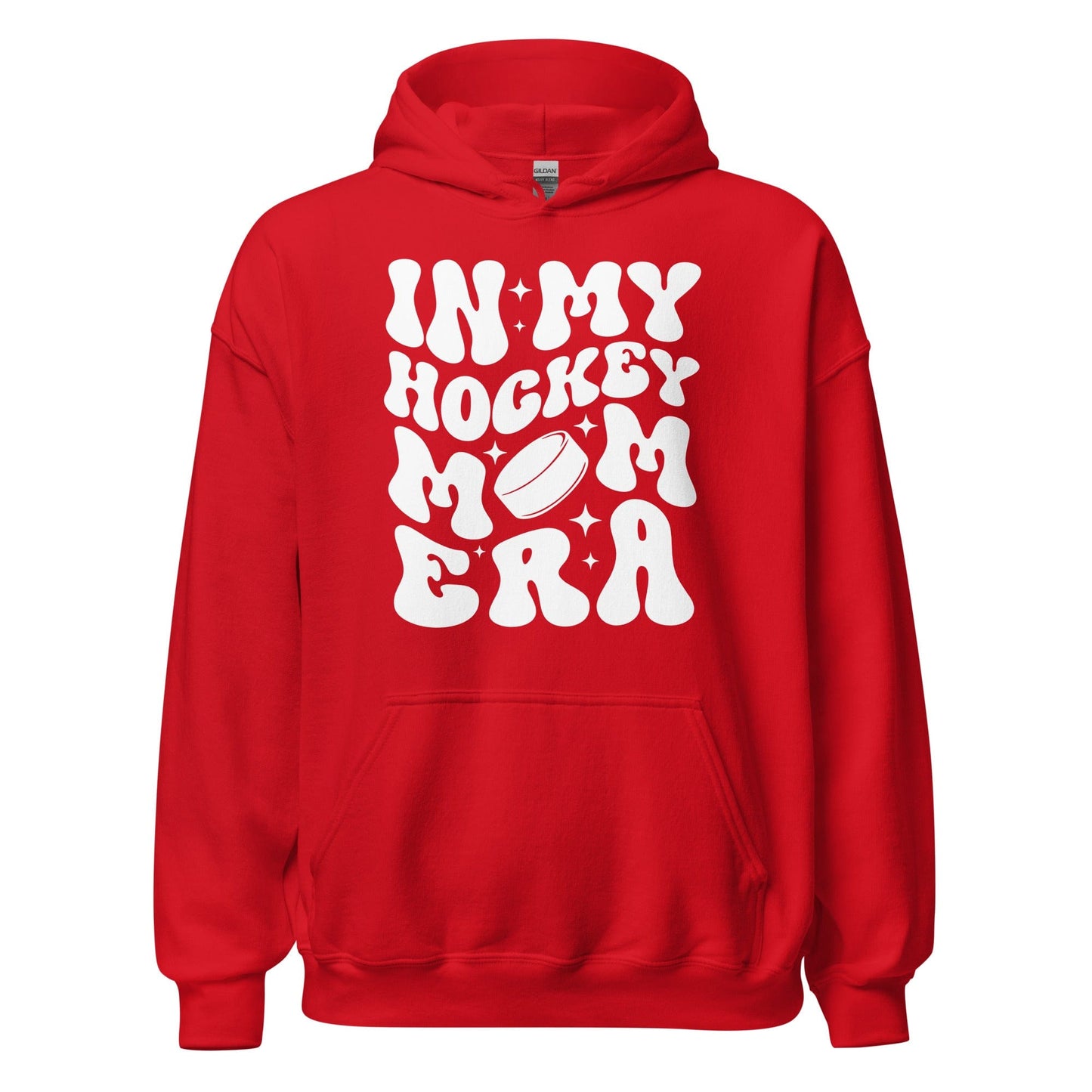 In My Hockey Mom Era Hoodie Red / S Spirit Gear Collective Hoodie