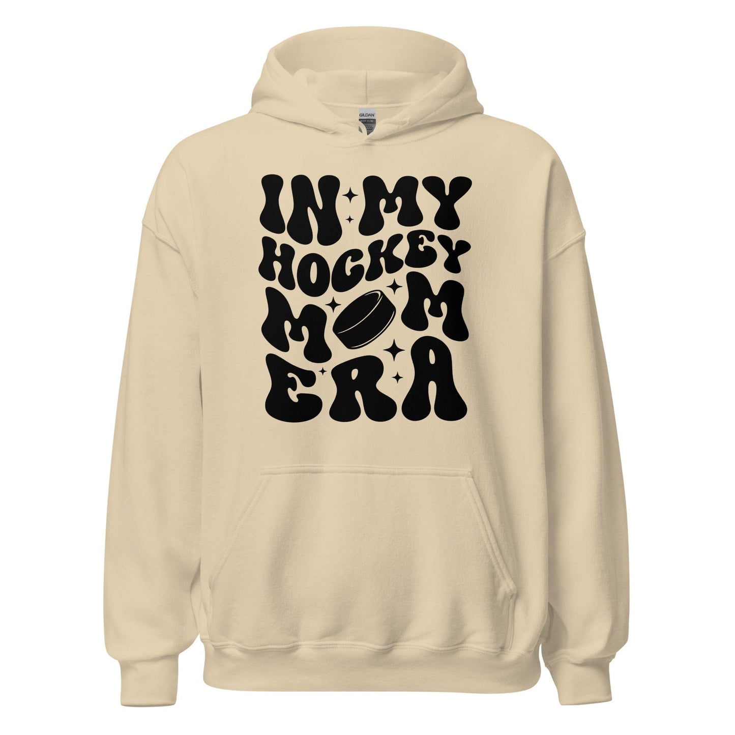 In My Hockey Mom Era Hoodie Sand / S Spirit Gear Collective Hoodie