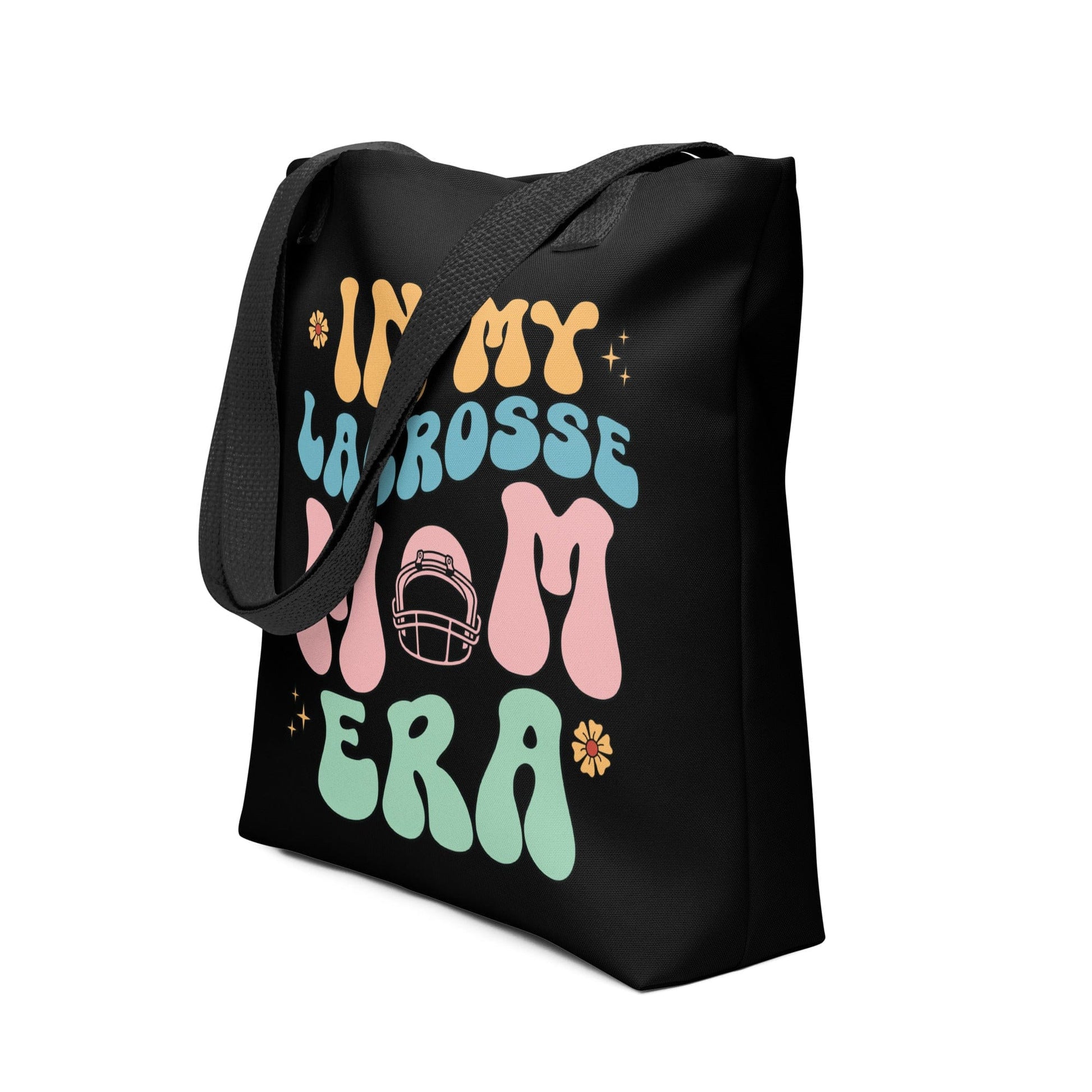 In My Lacrosse Mom Era – Black Tote Bag Spirit Gear Collective tote bag