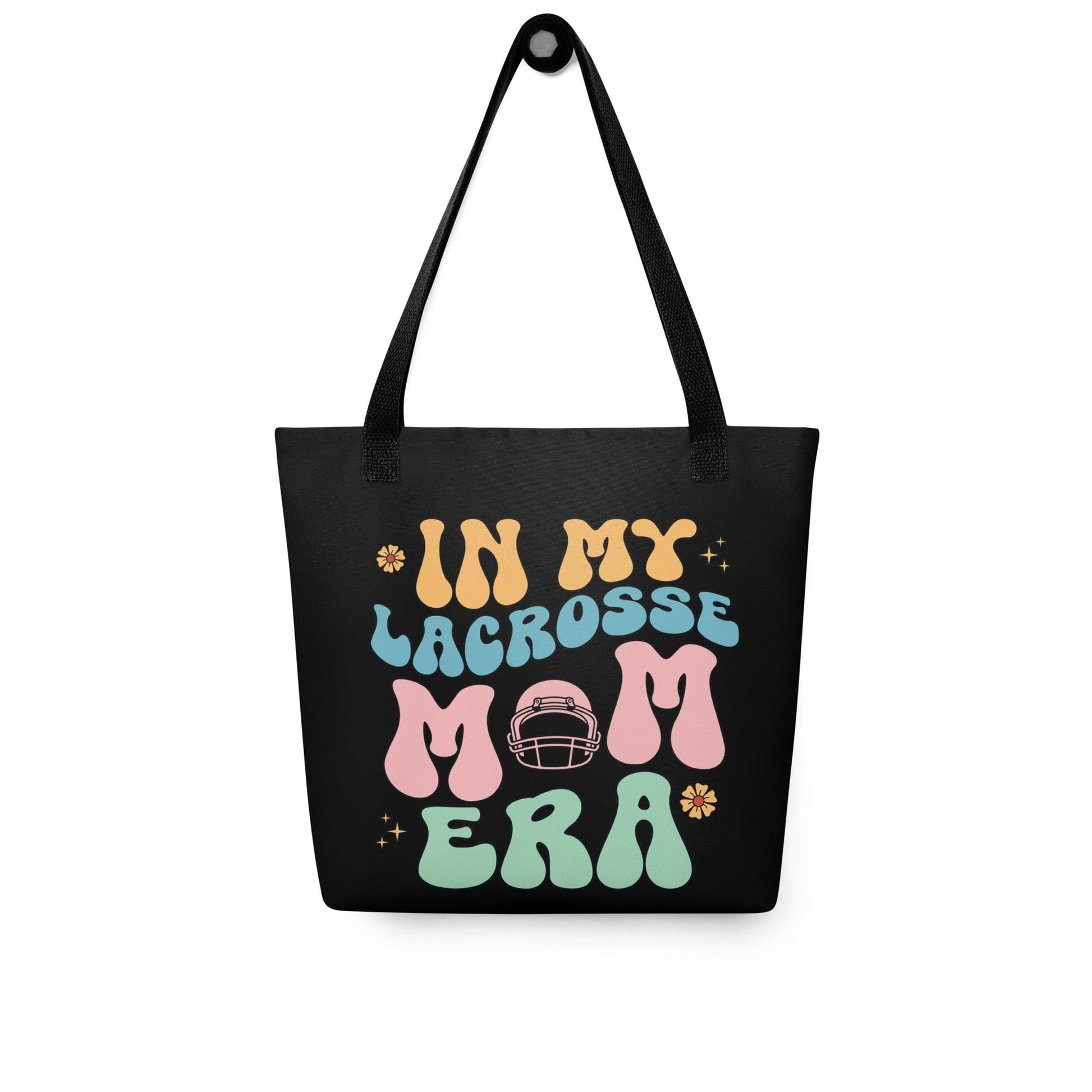 In My Lacrosse Mom Era – Black Tote Bag Spirit Gear Collective tote bag