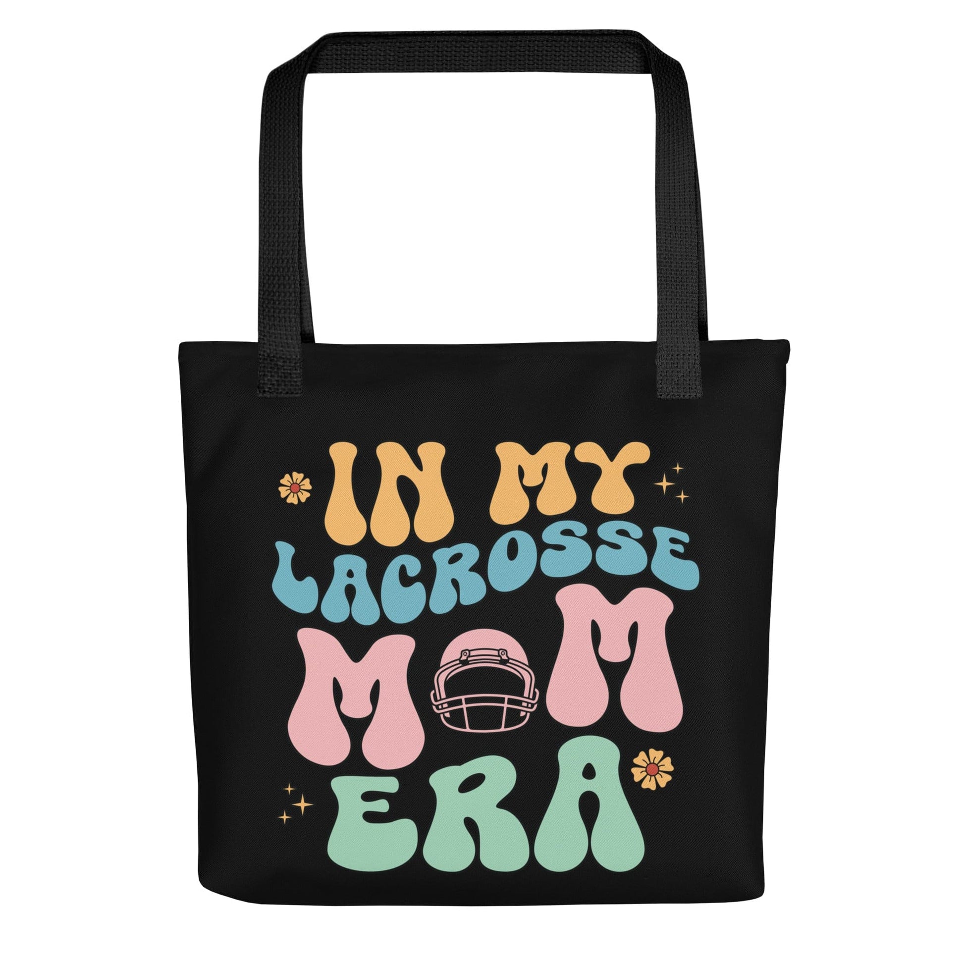 In My Lacrosse Mom Era – Black Tote Bag Spirit Gear Collective tote bag