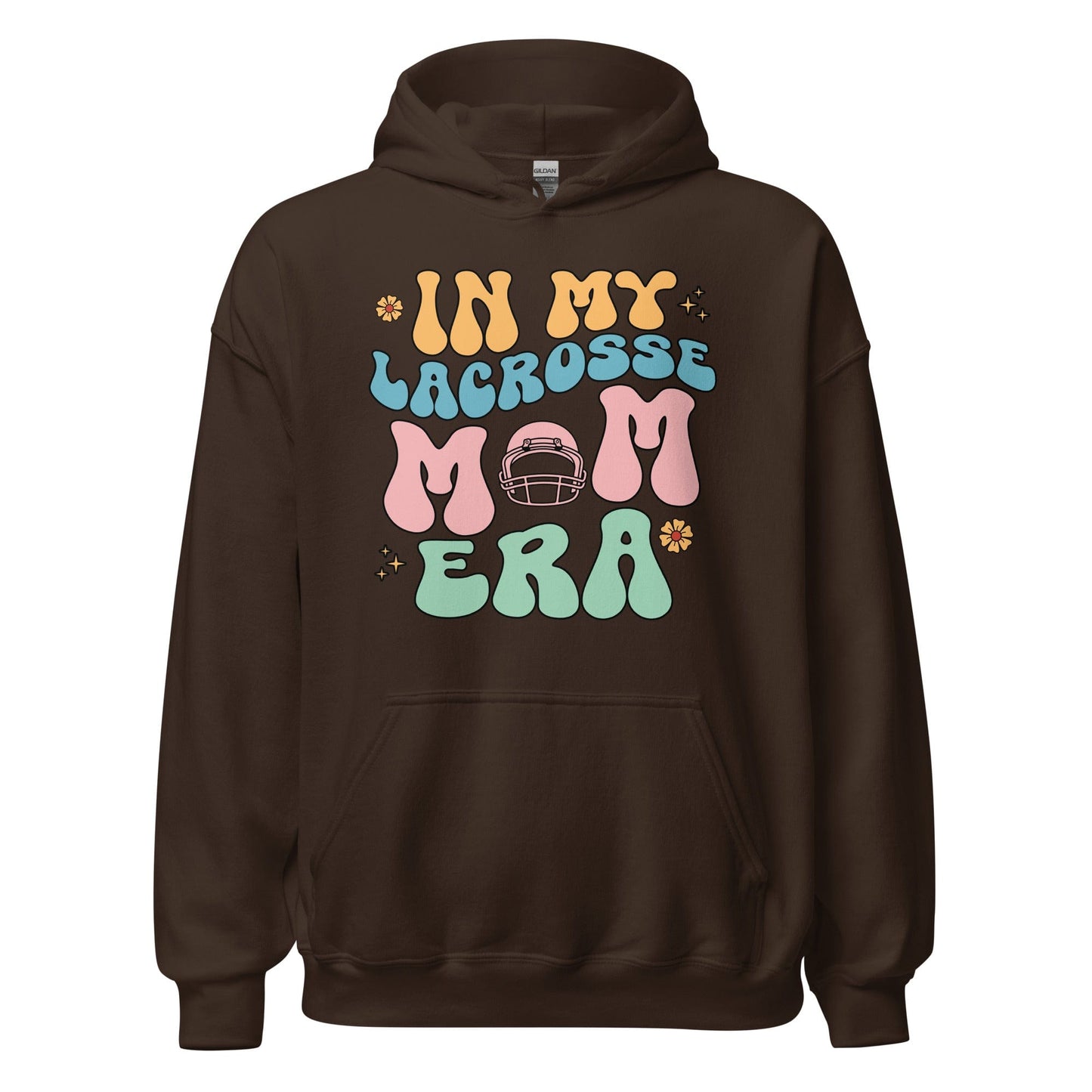 In My Lacrosse Mom Era Hoodie Dark Chocolate / S Spirit Gear Collective Hoodie