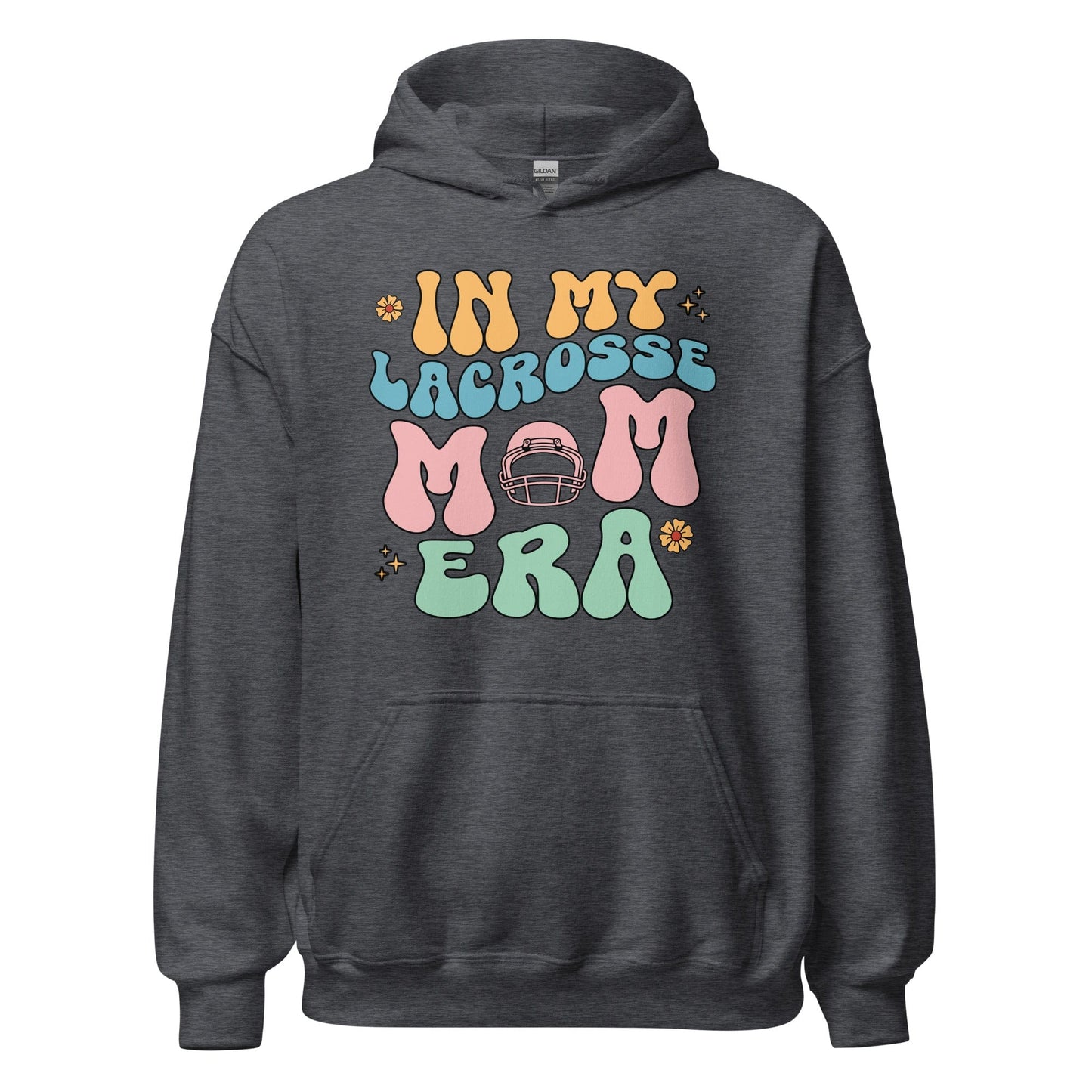 In My Lacrosse Mom Era Hoodie Dark Heather / S Spirit Gear Collective Hoodie