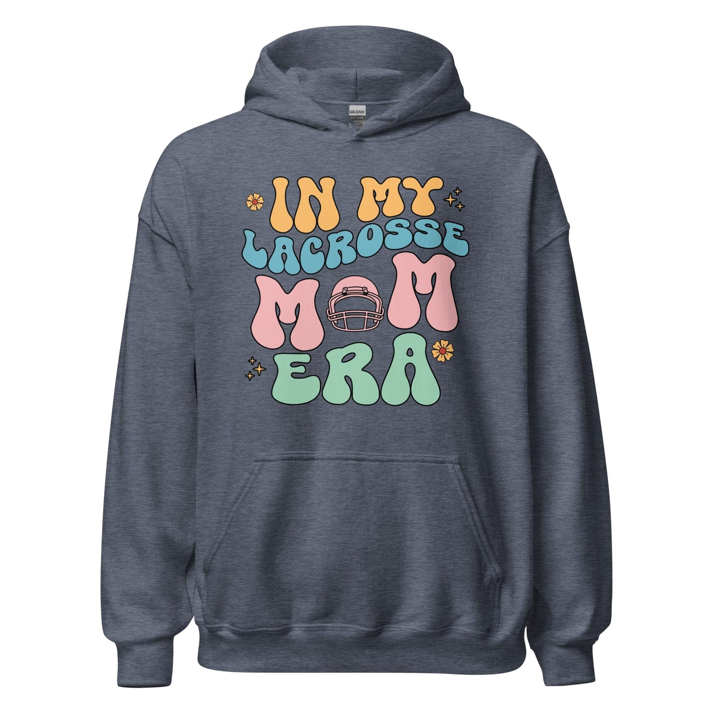 In My Lacrosse Mom Era Hoodie Heather Sport Dark Navy / S Spirit Gear Collective Hoodie