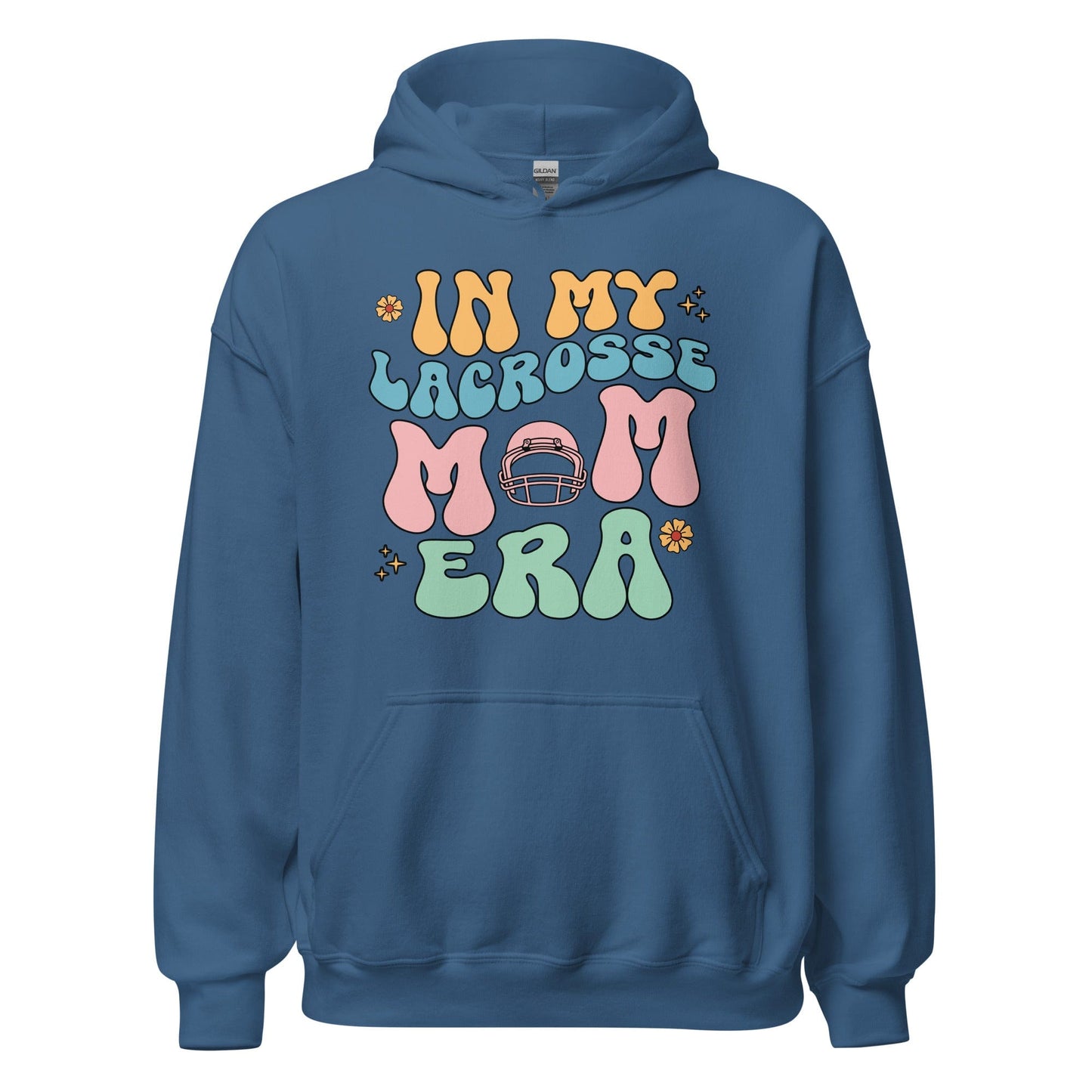 In My Lacrosse Mom Era Hoodie Indigo Blue / S Spirit Gear Collective Hoodie