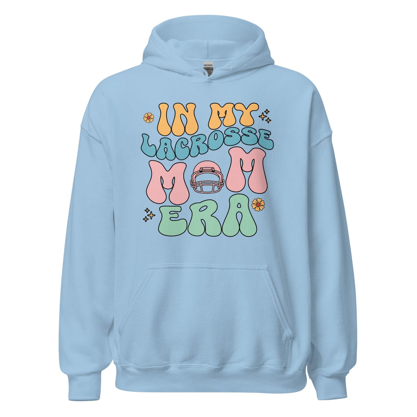 In My Lacrosse Mom Era Hoodie Light Blue / S Spirit Gear Collective Hoodie