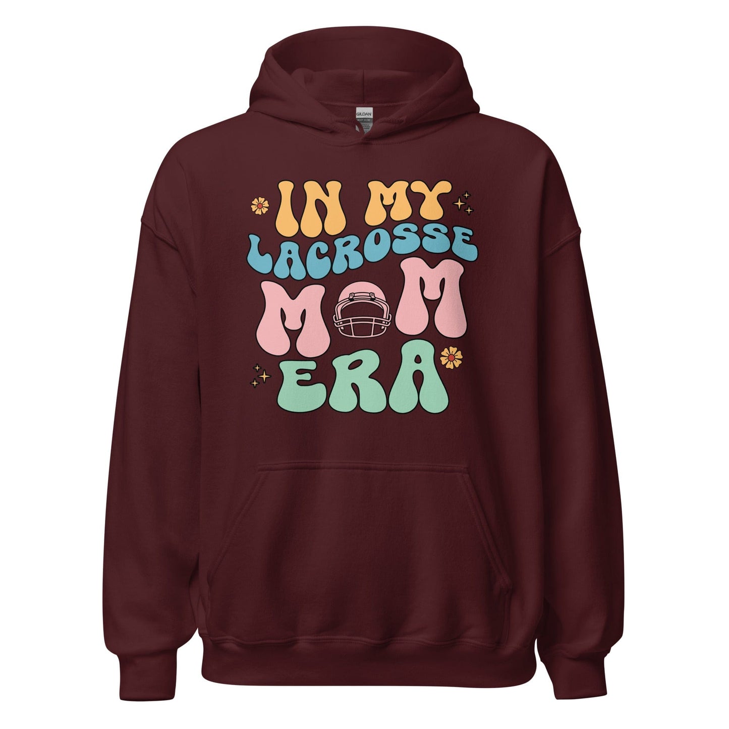 In My Lacrosse Mom Era Hoodie Maroon / S Spirit Gear Collective Hoodie