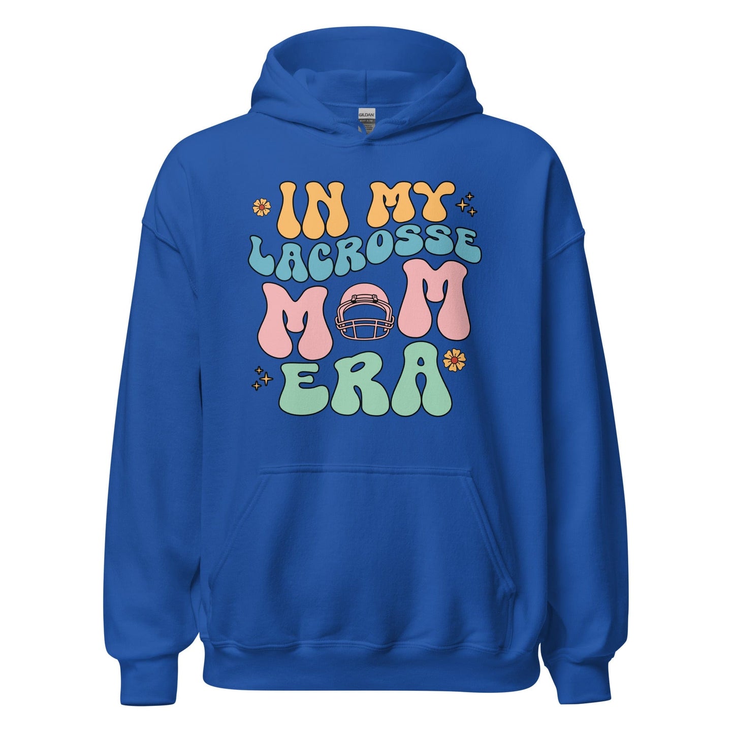 In My Lacrosse Mom Era Hoodie Royal / S Spirit Gear Collective Hoodie