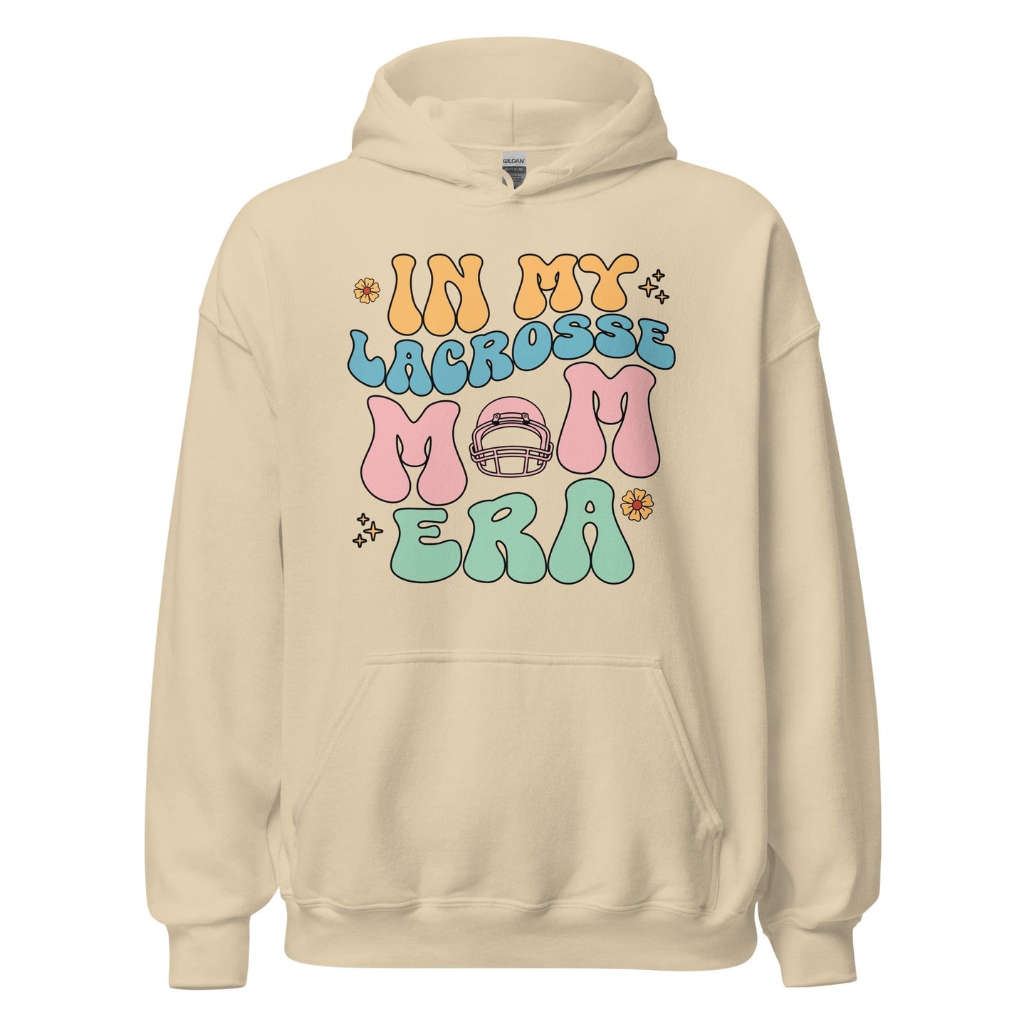 In My Lacrosse Mom Era Hoodie Sand / S Spirit Gear Collective Hoodie