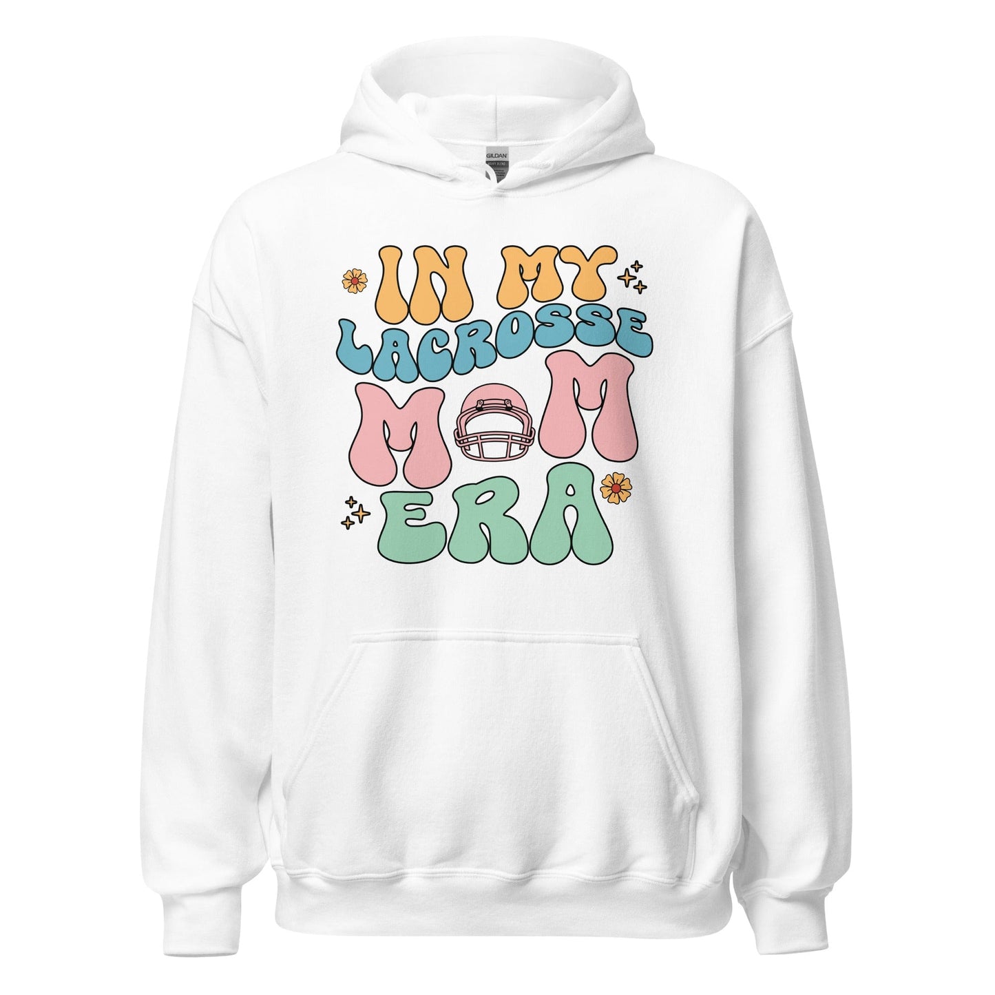 In My Lacrosse Mom Era Hoodie White / S Spirit Gear Collective Hoodie