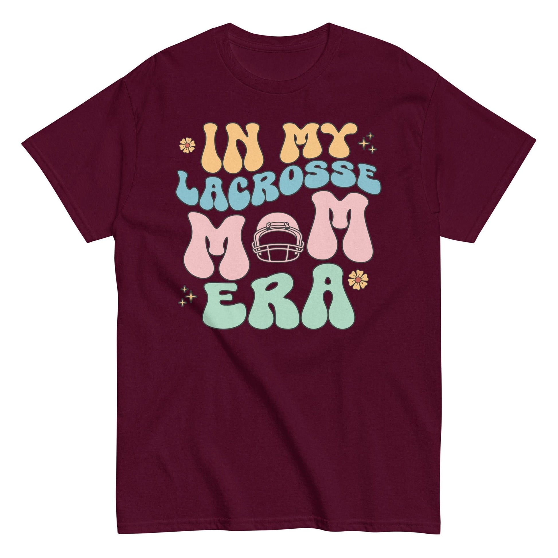 In My Lacrosse Mom Era Shirt Maroon / S Spirit Gear Collective T-Shirt