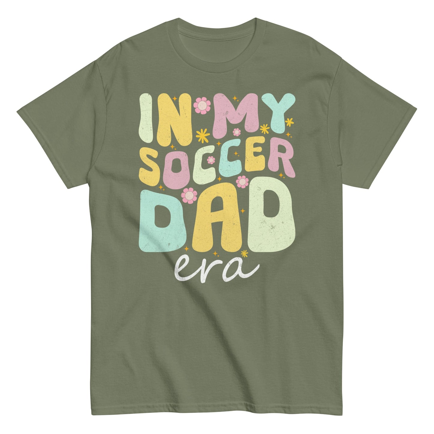 In My Soccer Dad Era T-Shirt – Soccer Dad Shirt Military Green / S Spirit Gear Collective T-Shirt