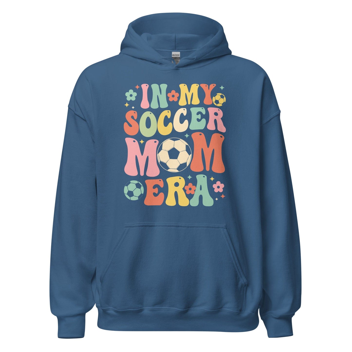 In My Soccer Mom Era Hoodie Indigo Blue / S Spirit Gear Collective Hoodie