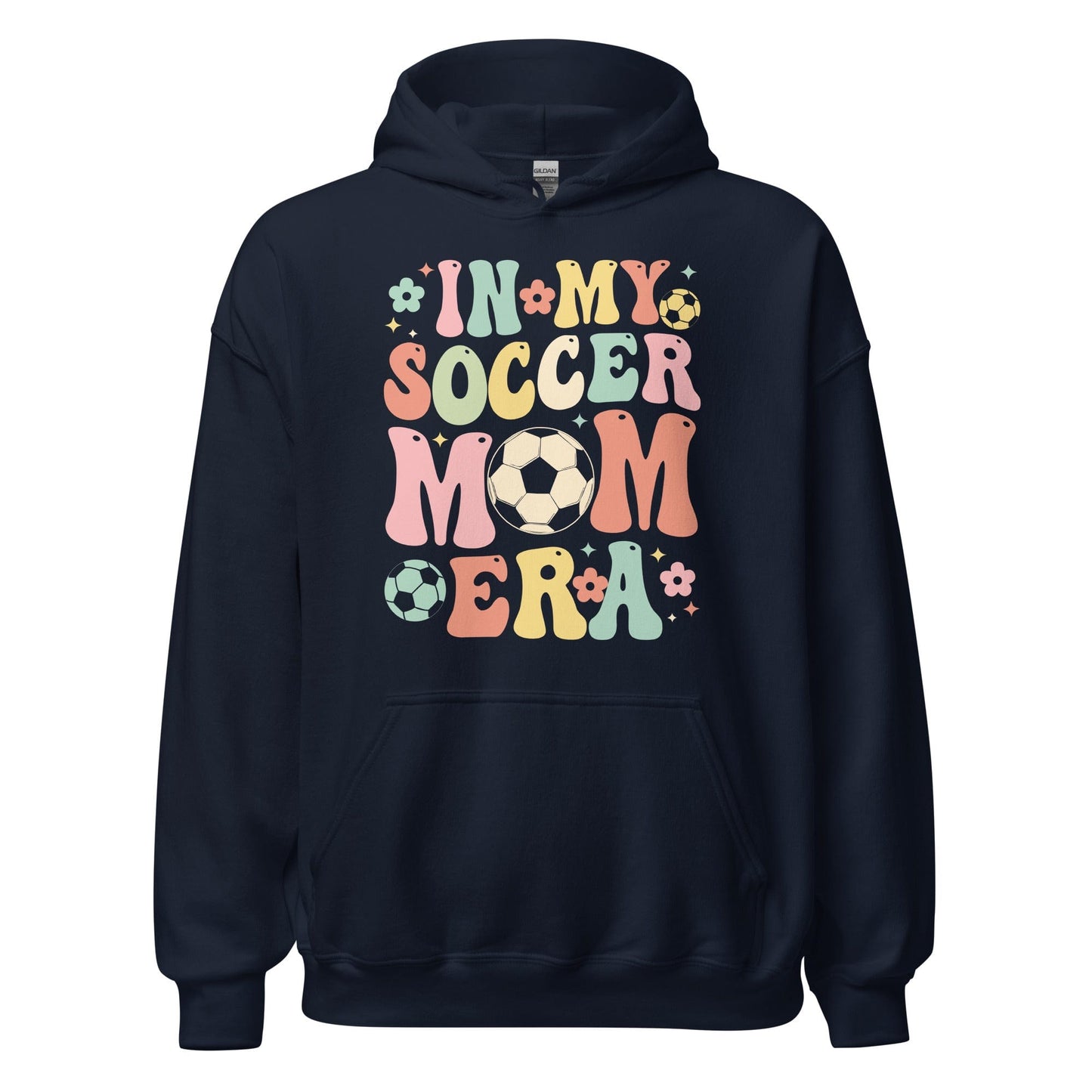 In My Soccer Mom Era Hoodie Navy / S Spirit Gear Collective Hoodie