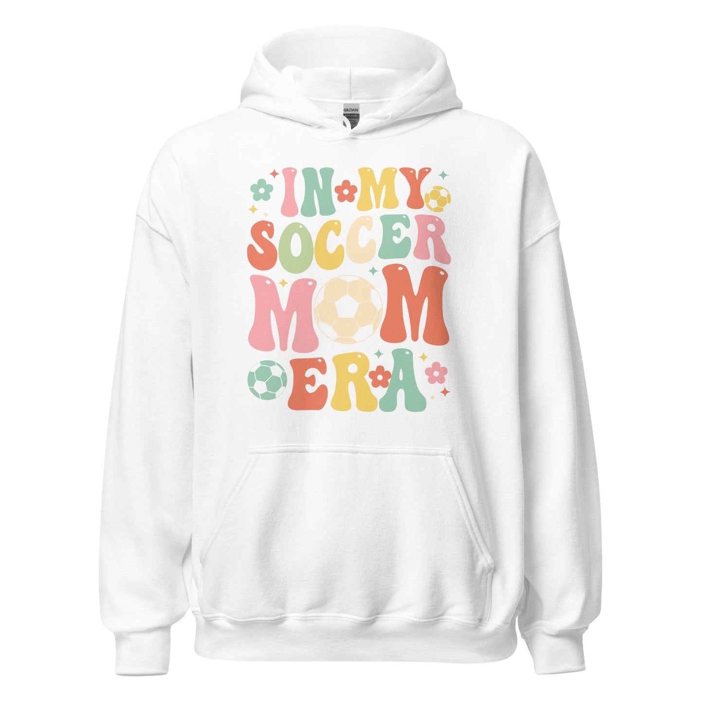 In My Soccer Mom Era Hoodie White / S Spirit Gear Collective Hoodie