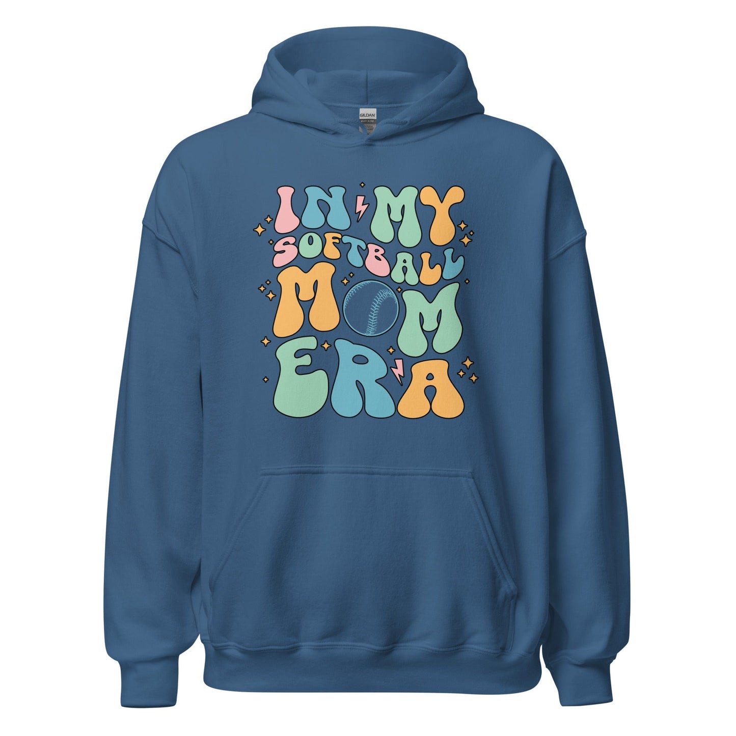 In My Softball Mom Hoodie Indigo Blue / S Spirit Gear Collective Hoodie