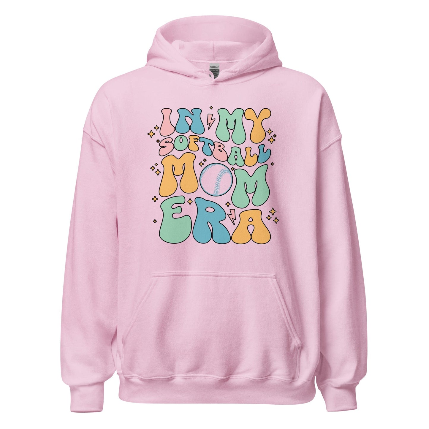 In My Softball Mom Hoodie Light Pink / S Spirit Gear Collective Hoodie