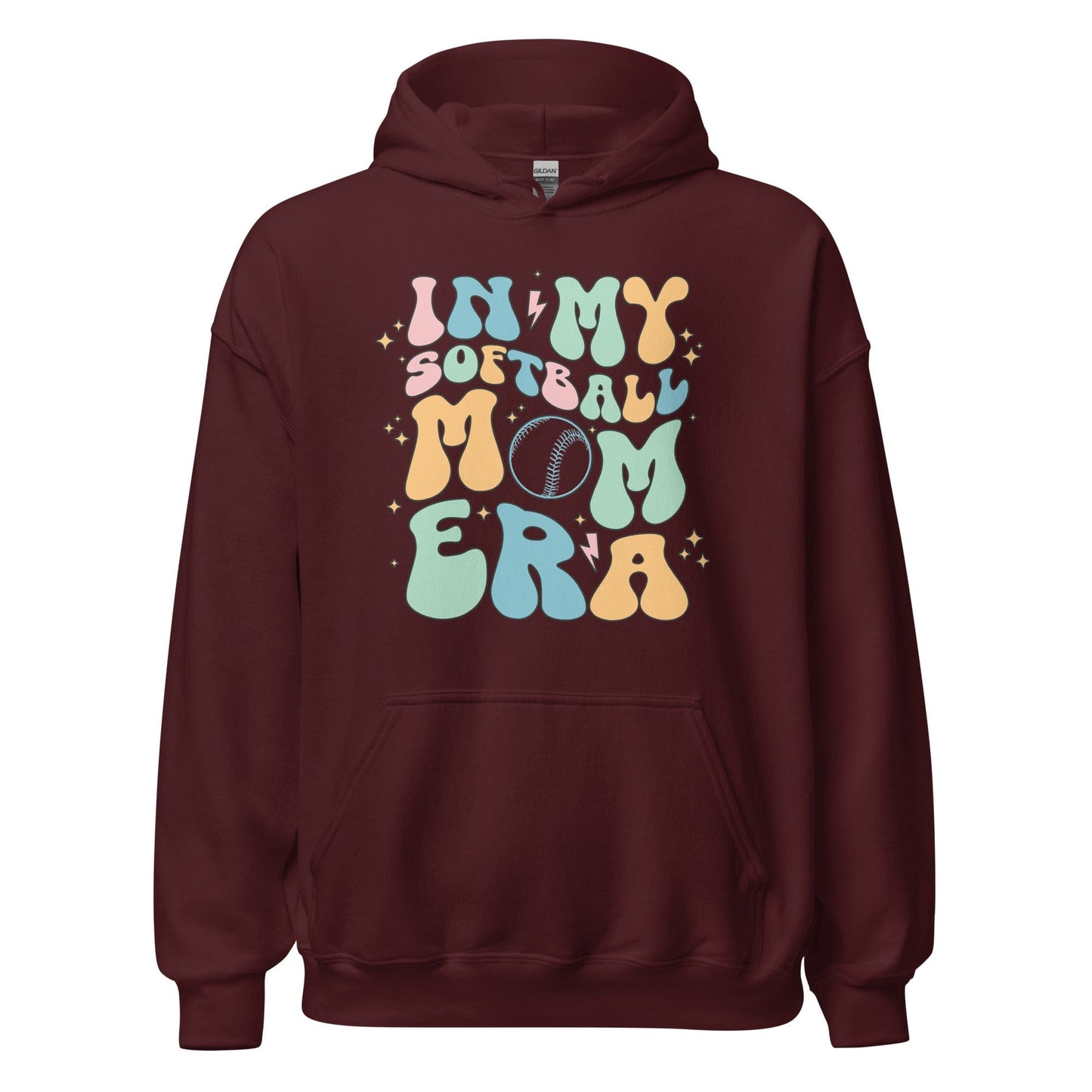 In My Softball Mom Hoodie Maroon / S Spirit Gear Collective Hoodie