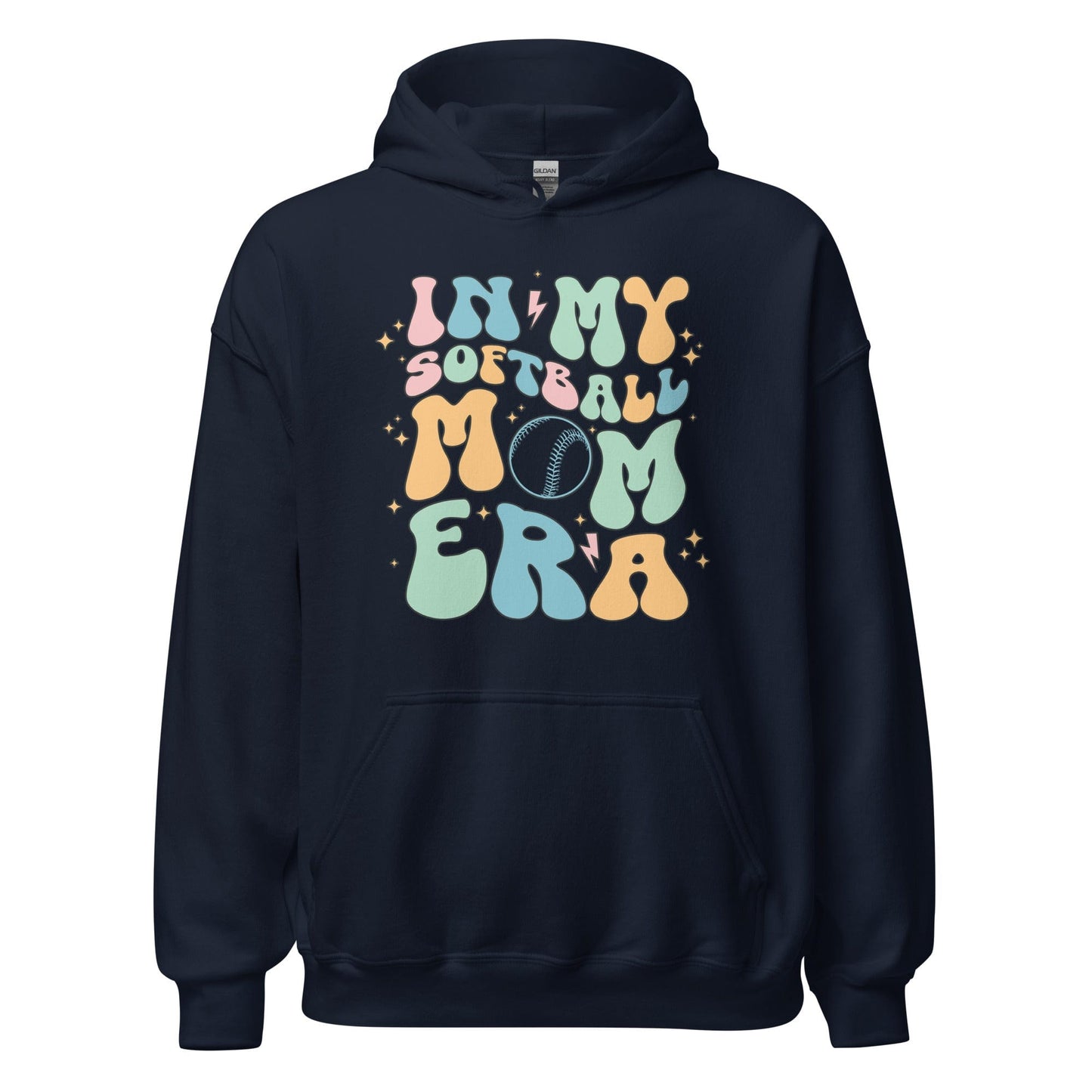 In My Softball Mom Hoodie Navy / S Spirit Gear Collective Hoodie