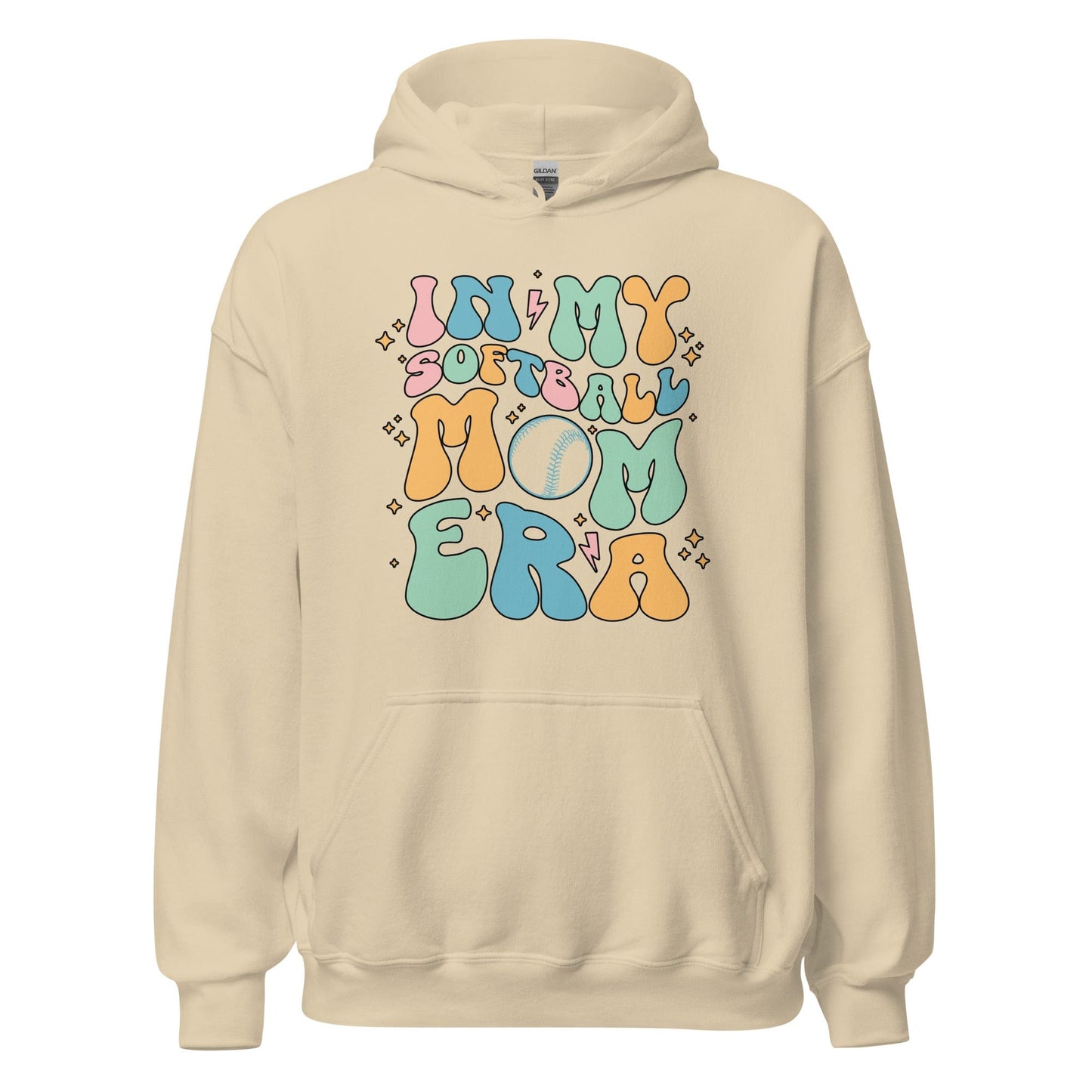 In My Softball Mom Hoodie Sand / S Spirit Gear Collective Hoodie