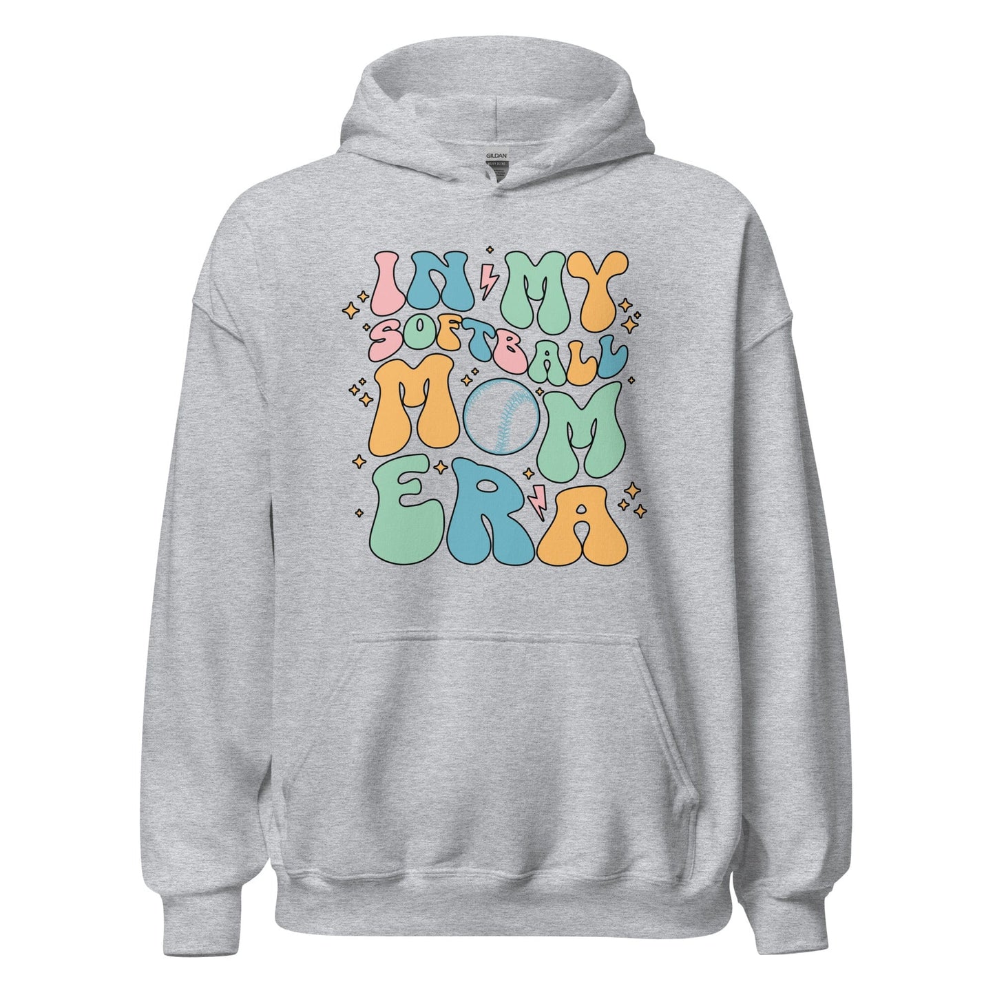 In My Softball Mom Hoodie Sport Grey / S Spirit Gear Collective Hoodie