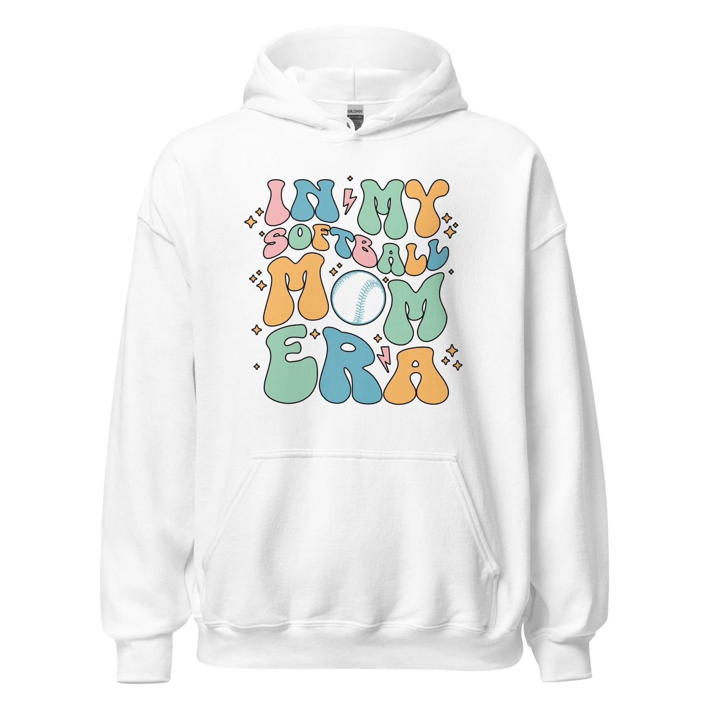 In My Softball Mom Hoodie White / S Spirit Gear Collective Hoodie