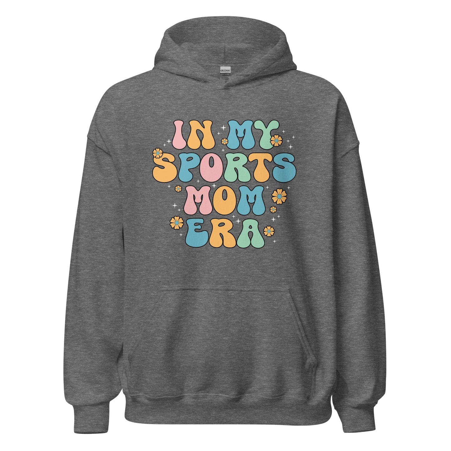 In My Sports Mom Era Hoodie Graphite Heather / S Spirit Gear Collective Hoodie