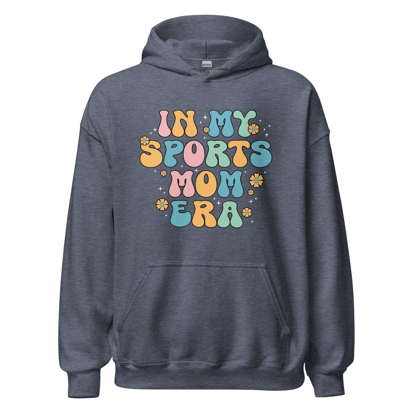 In My Sports Mom Era Hoodie Heather Sport Dark Navy / S Spirit Gear Collective Hoodie