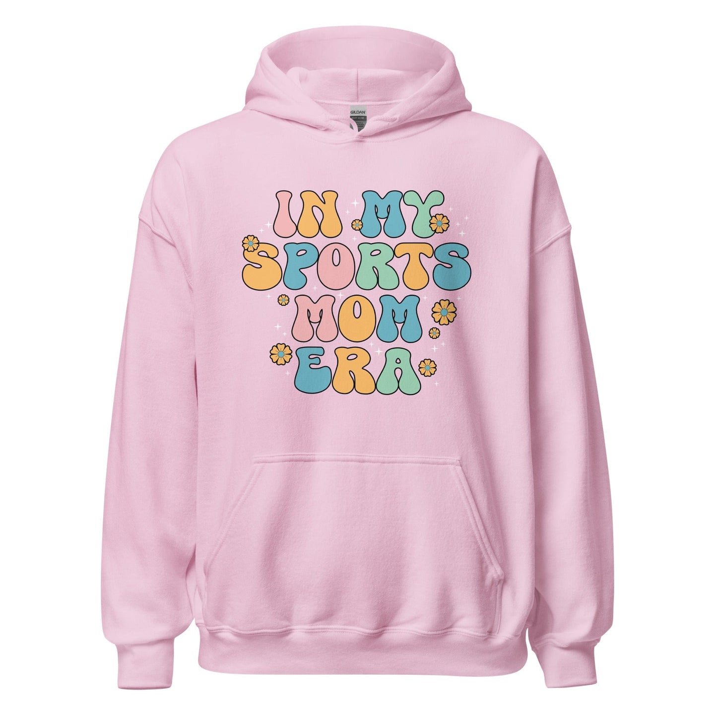 In My Sports Mom Era Hoodie Light Pink / S Spirit Gear Collective Hoodie