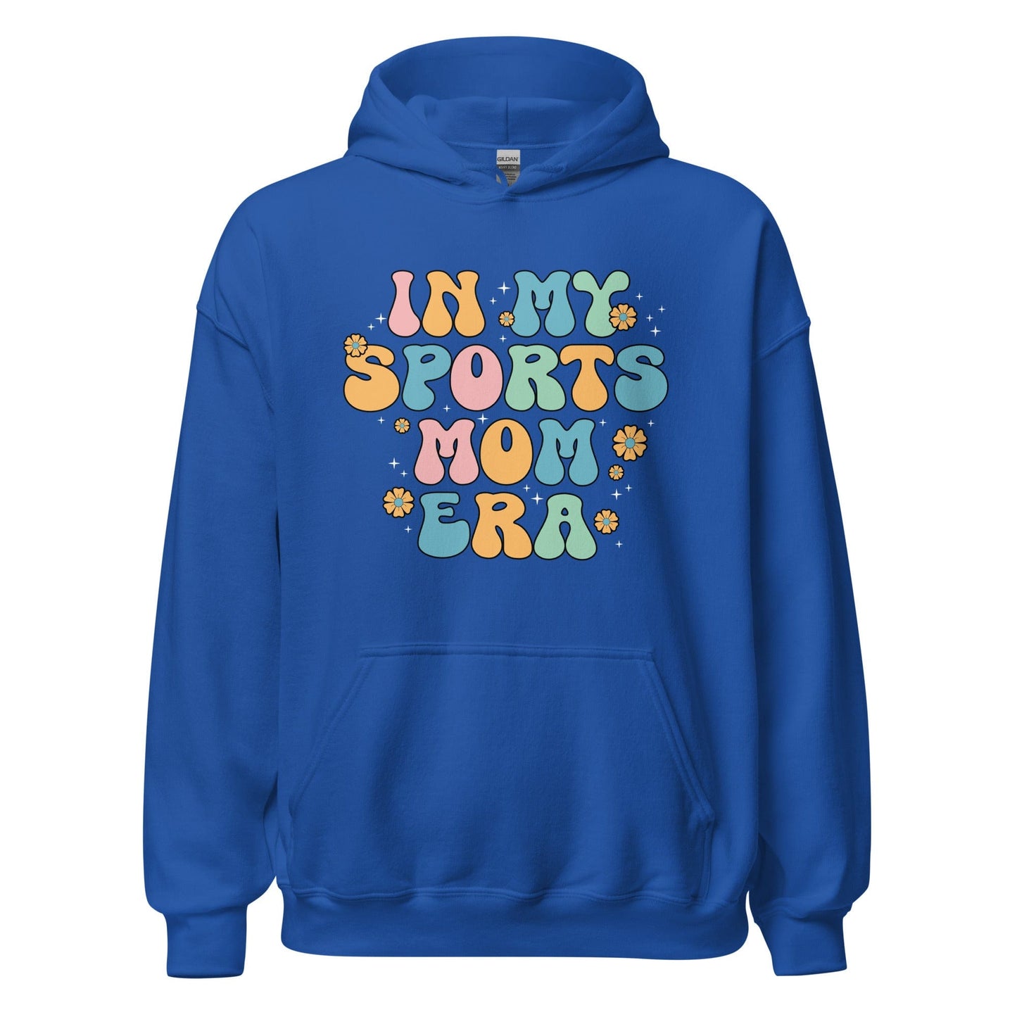 In My Sports Mom Era Hoodie Royal / S Spirit Gear Collective Hoodie