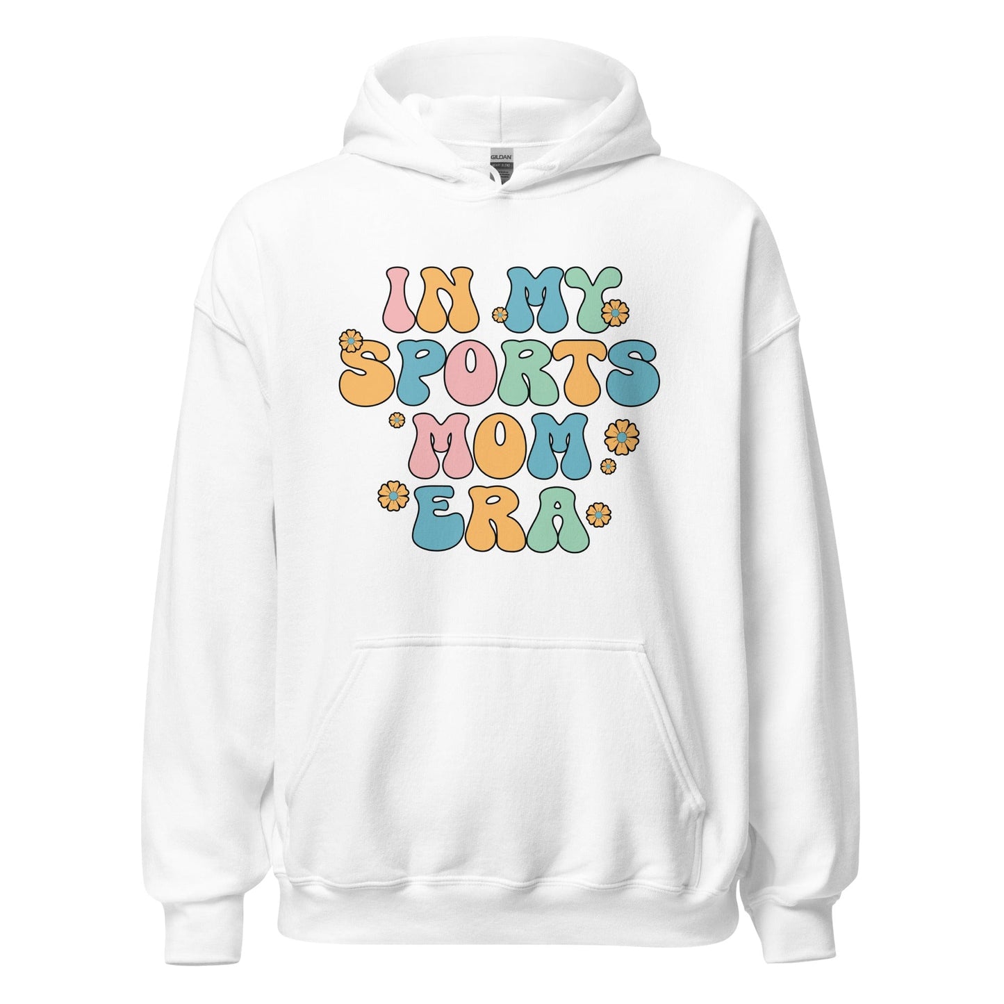 In My Sports Mom Era Hoodie White / S Spirit Gear Collective Hoodie