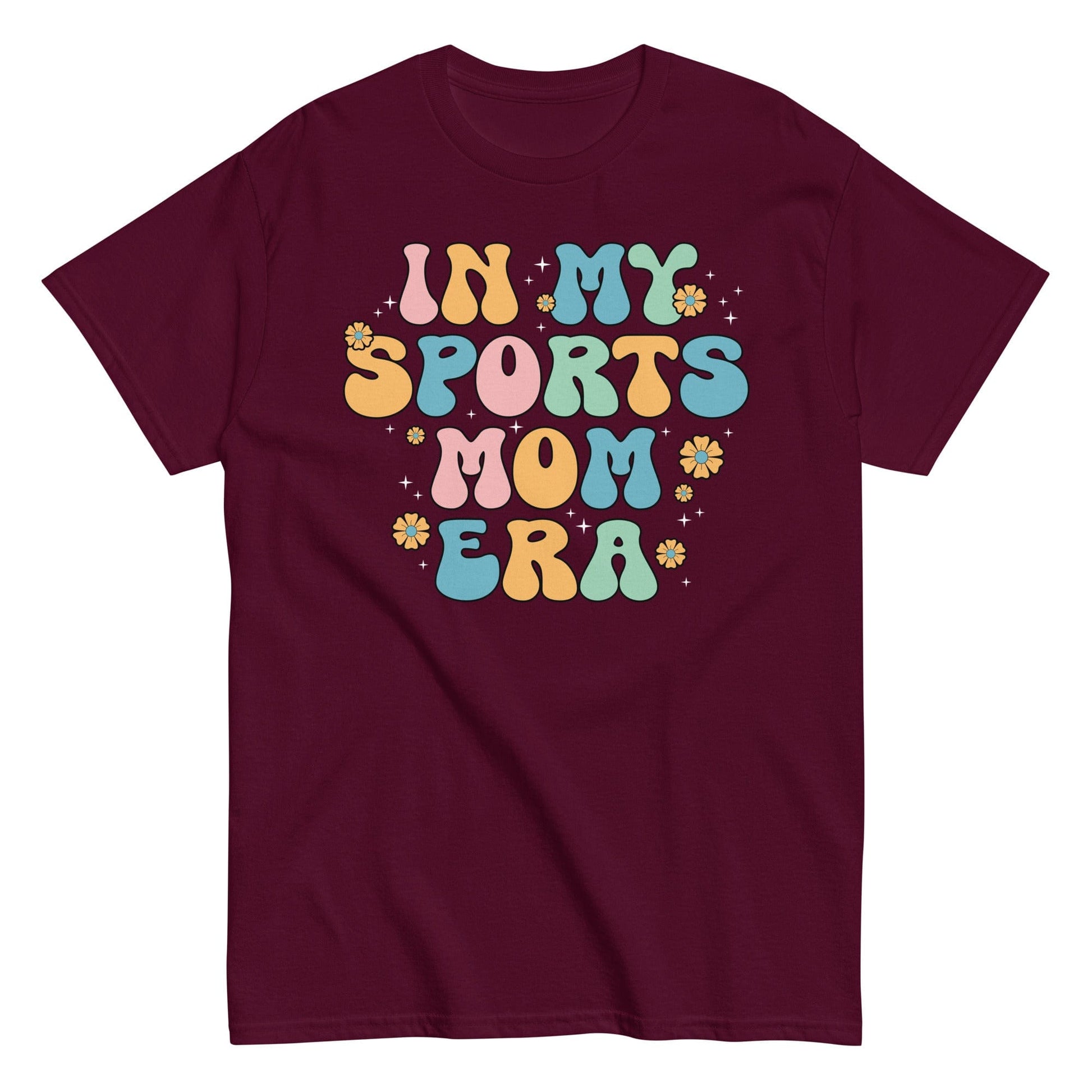 In My Sports Mom Era Shirt Maroon / S Spirit Gear Collective T-Shirt
