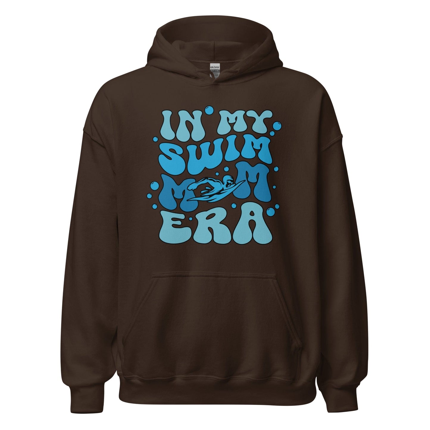 In My Swim Mom Era Hoodie Dark Chocolate / S Spirit Gear Collective Hoodie