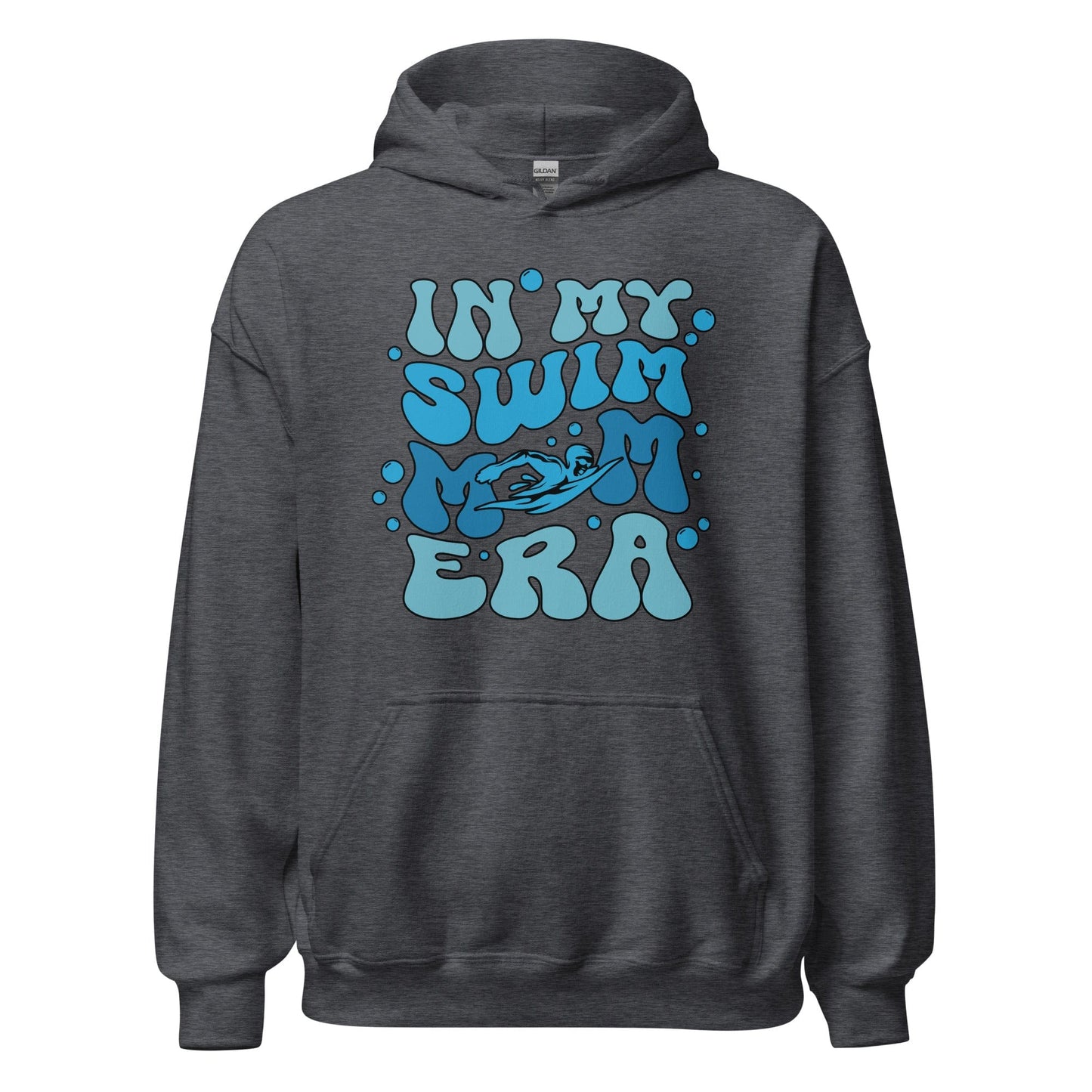 In My Swim Mom Era Hoodie Dark Heather / S Spirit Gear Collective Hoodie