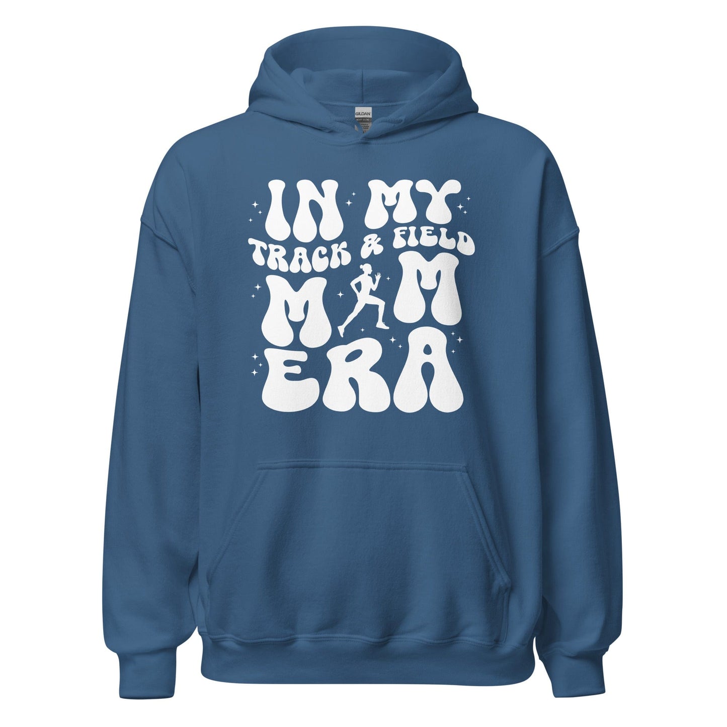 In My Track and Field Mom Hoodie Indigo Blue / S Spirit Gear Collective Hoodie