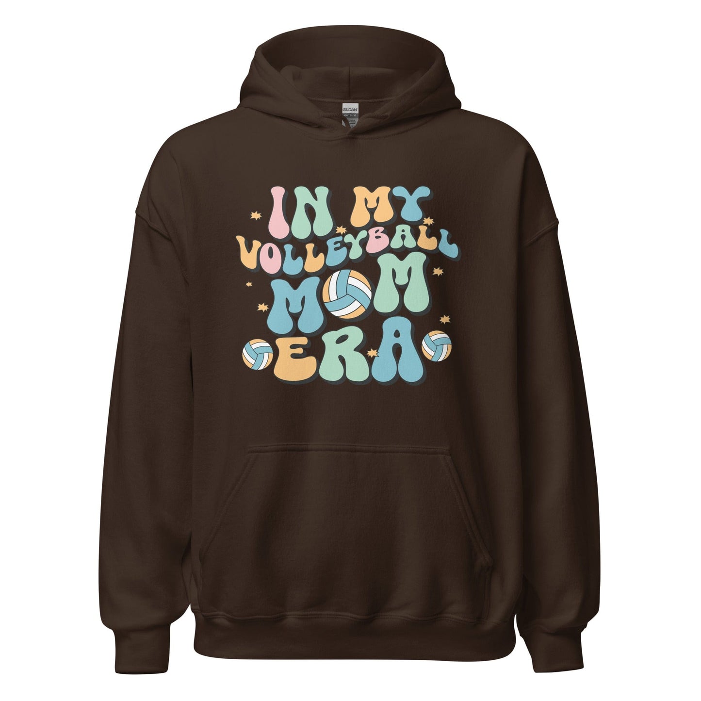 In My Volleyball Mom Hoodie Dark Chocolate / S Spirit Gear Collective Hoodie