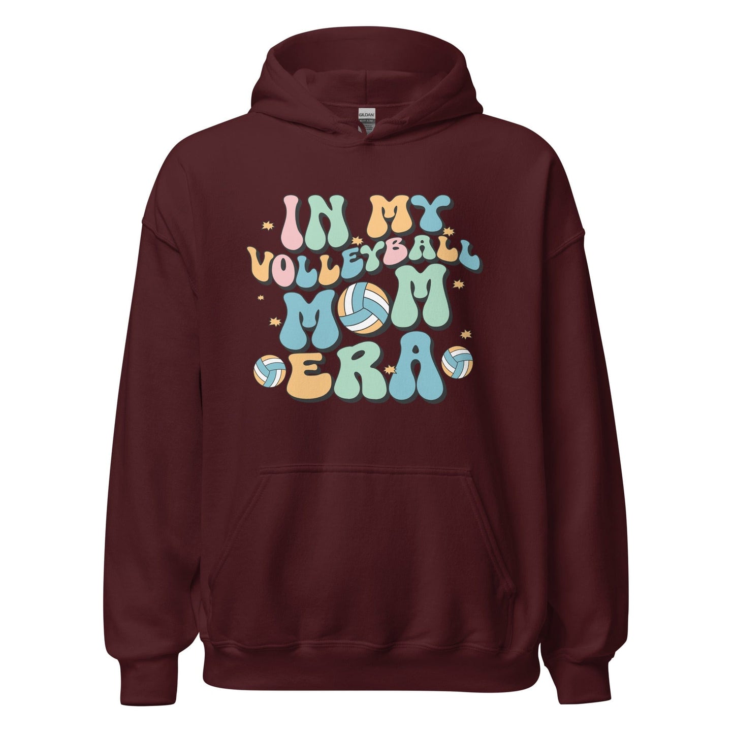 In My Volleyball Mom Hoodie Maroon / S Spirit Gear Collective Hoodie