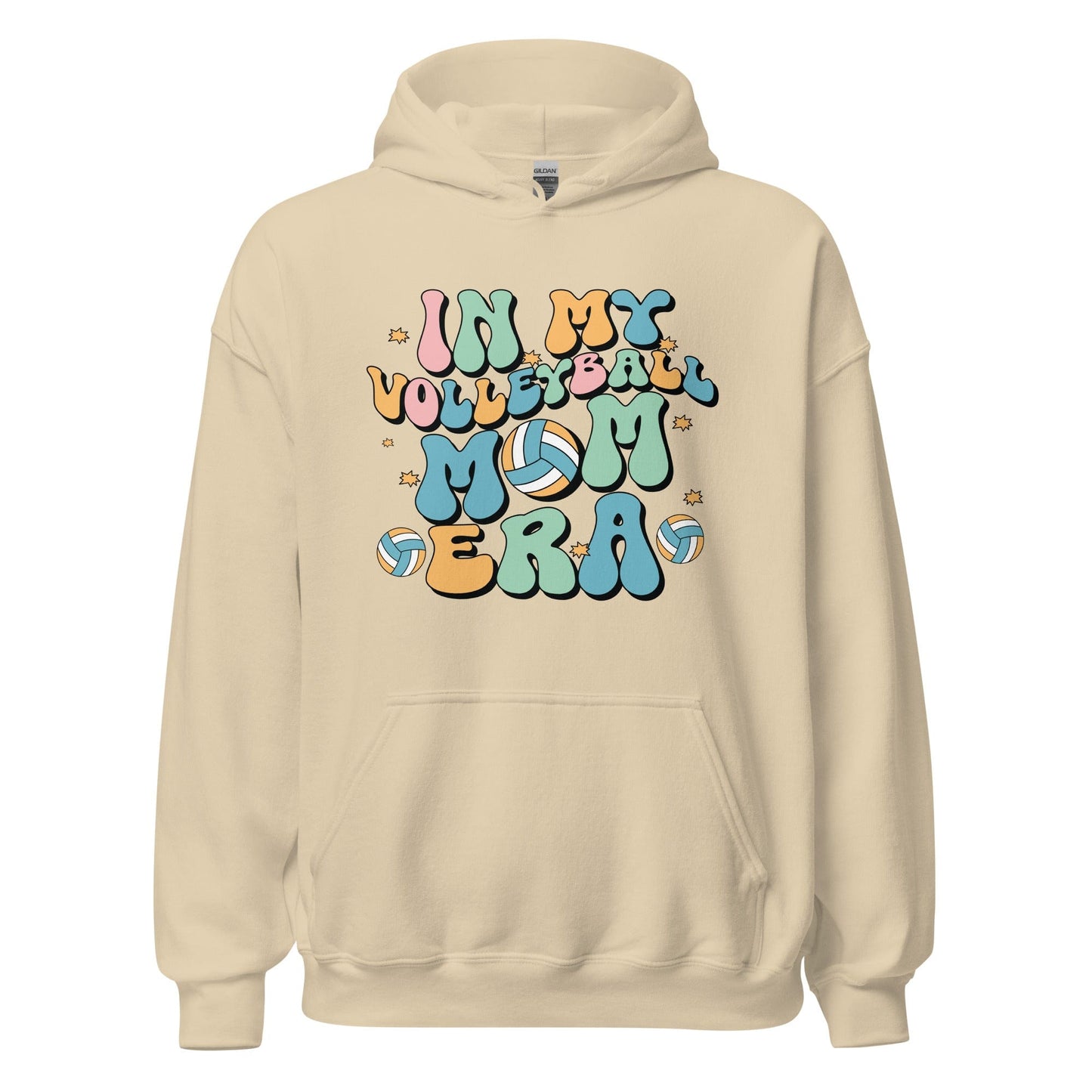 In My Volleyball Mom Hoodie Sand / S Spirit Gear Collective Hoodie