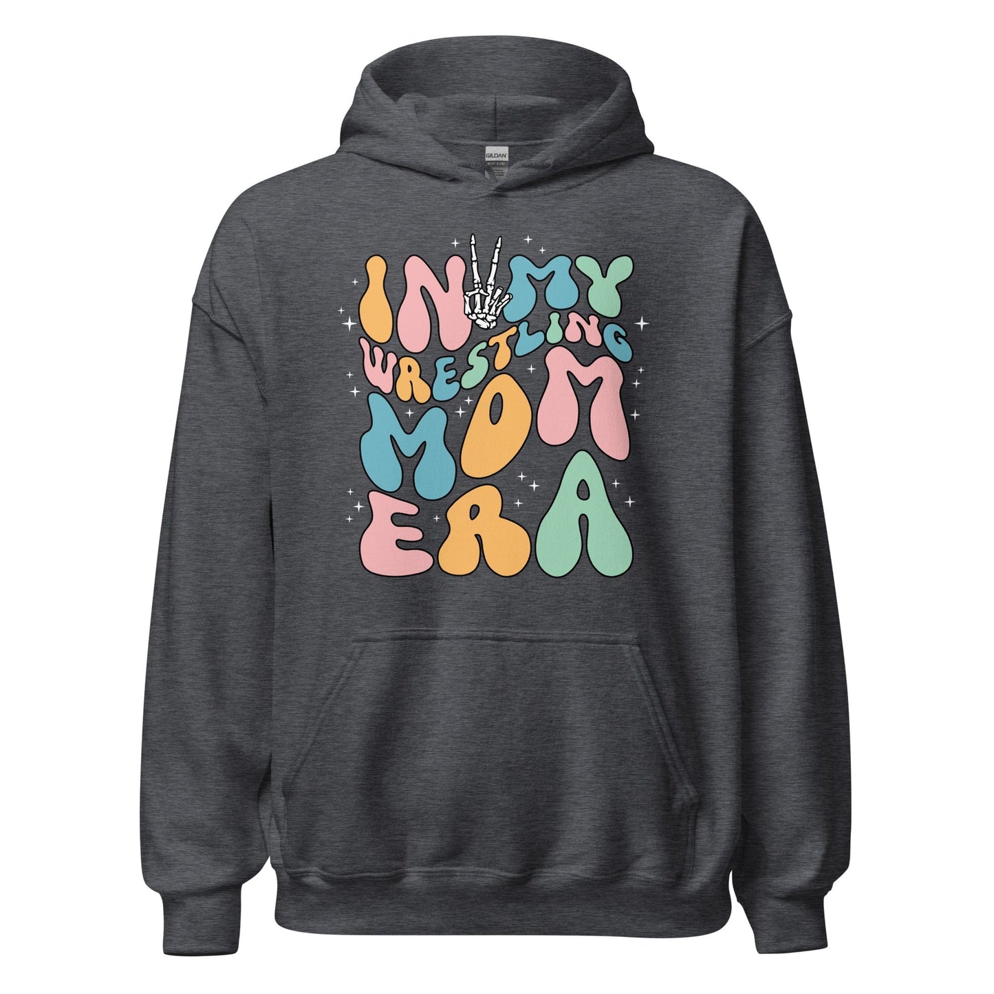 In My Wrestling Mom Era Hoodie Dark Heather / S Spirit Gear Collective Hoodie