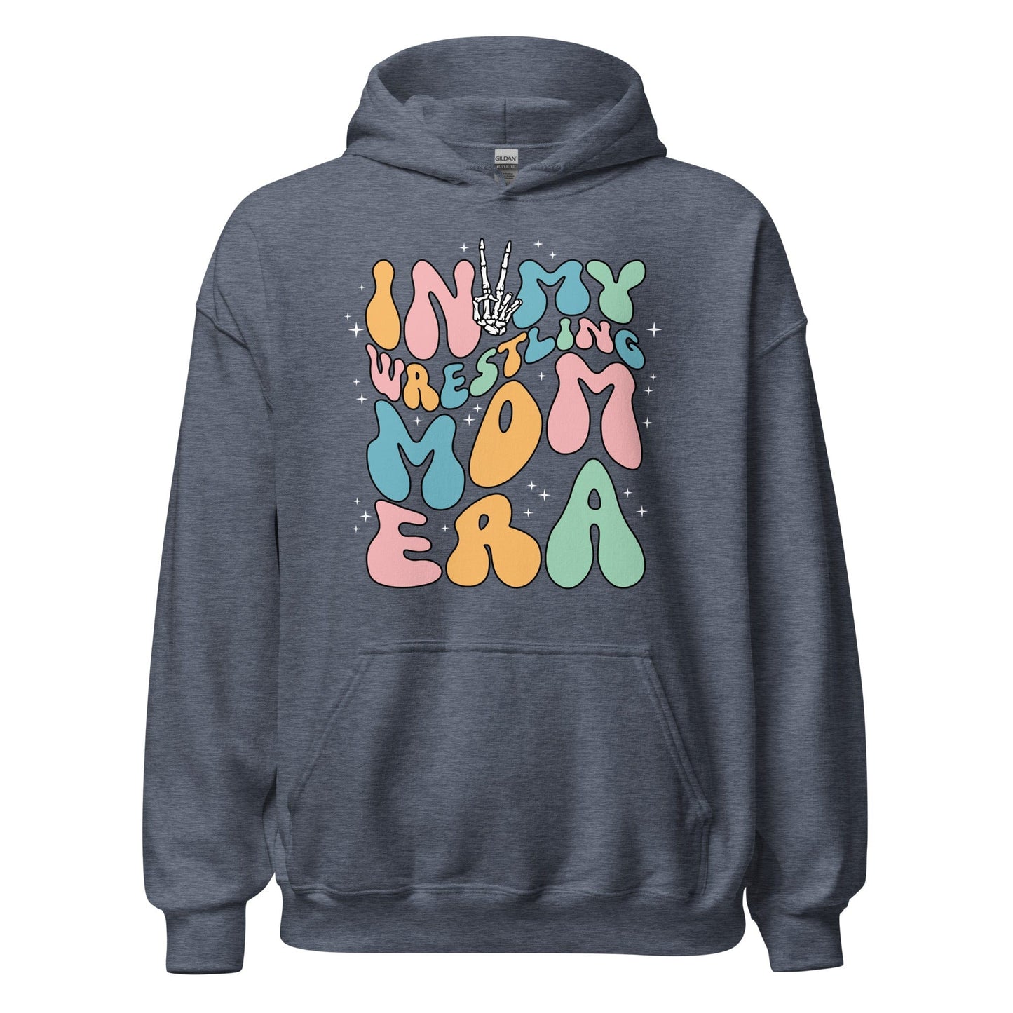 In My Wrestling Mom Era Hoodie Heather Sport Dark Navy / S Spirit Gear Collective Hoodie