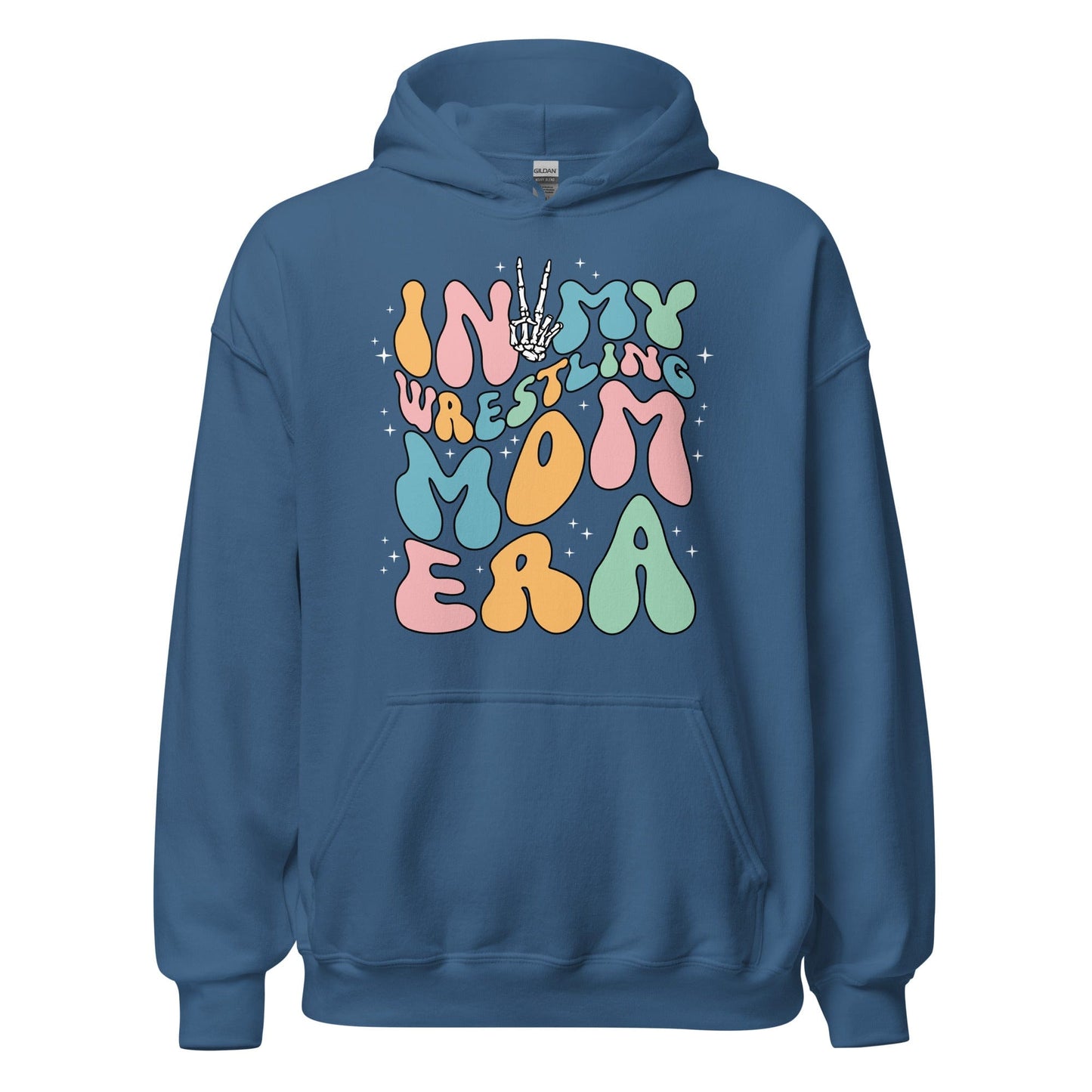 In My Wrestling Mom Era Hoodie Indigo Blue / S Spirit Gear Collective Hoodie